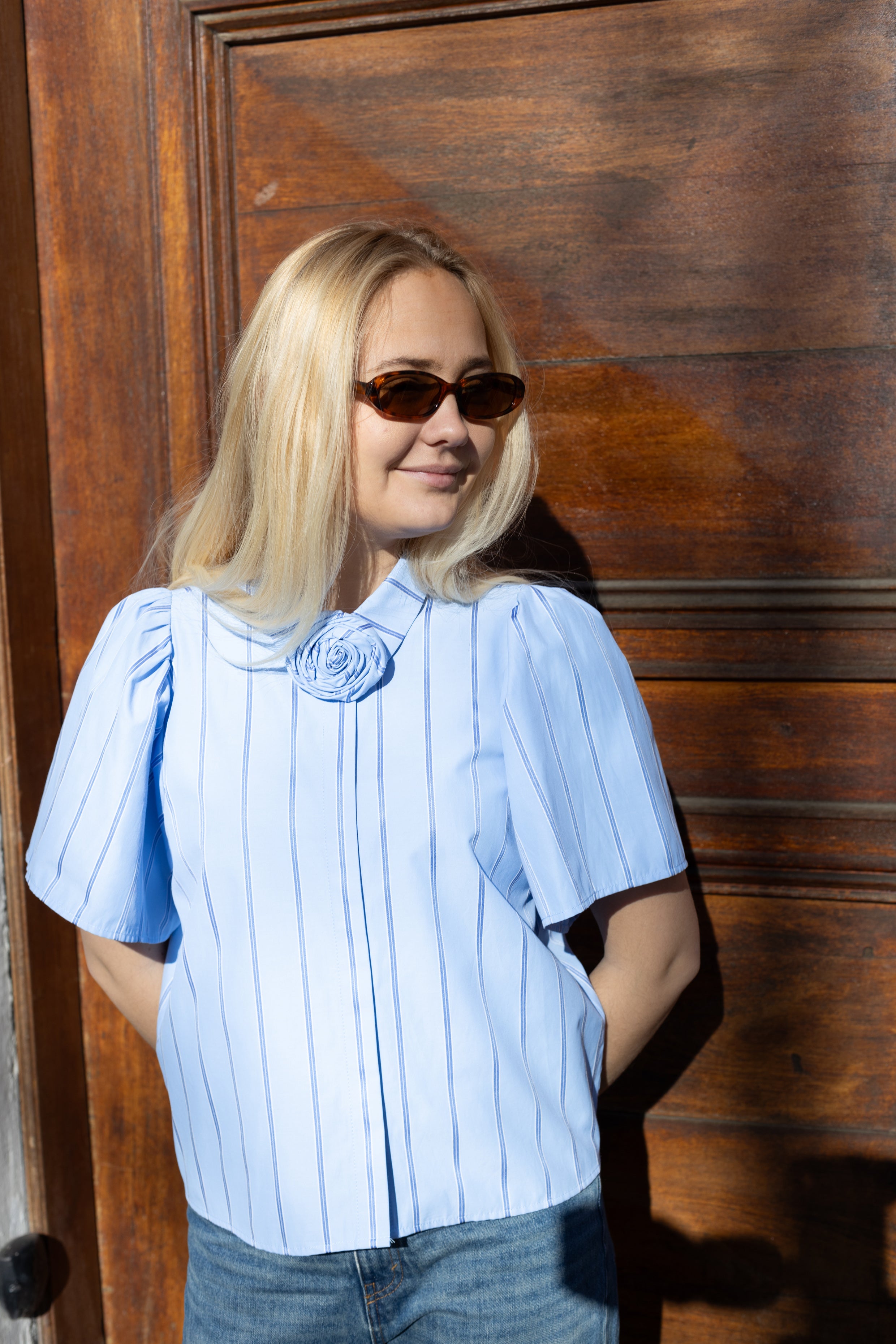 Cras Exclusive Andycras Shirt Shirt 7021 Blue Stripe