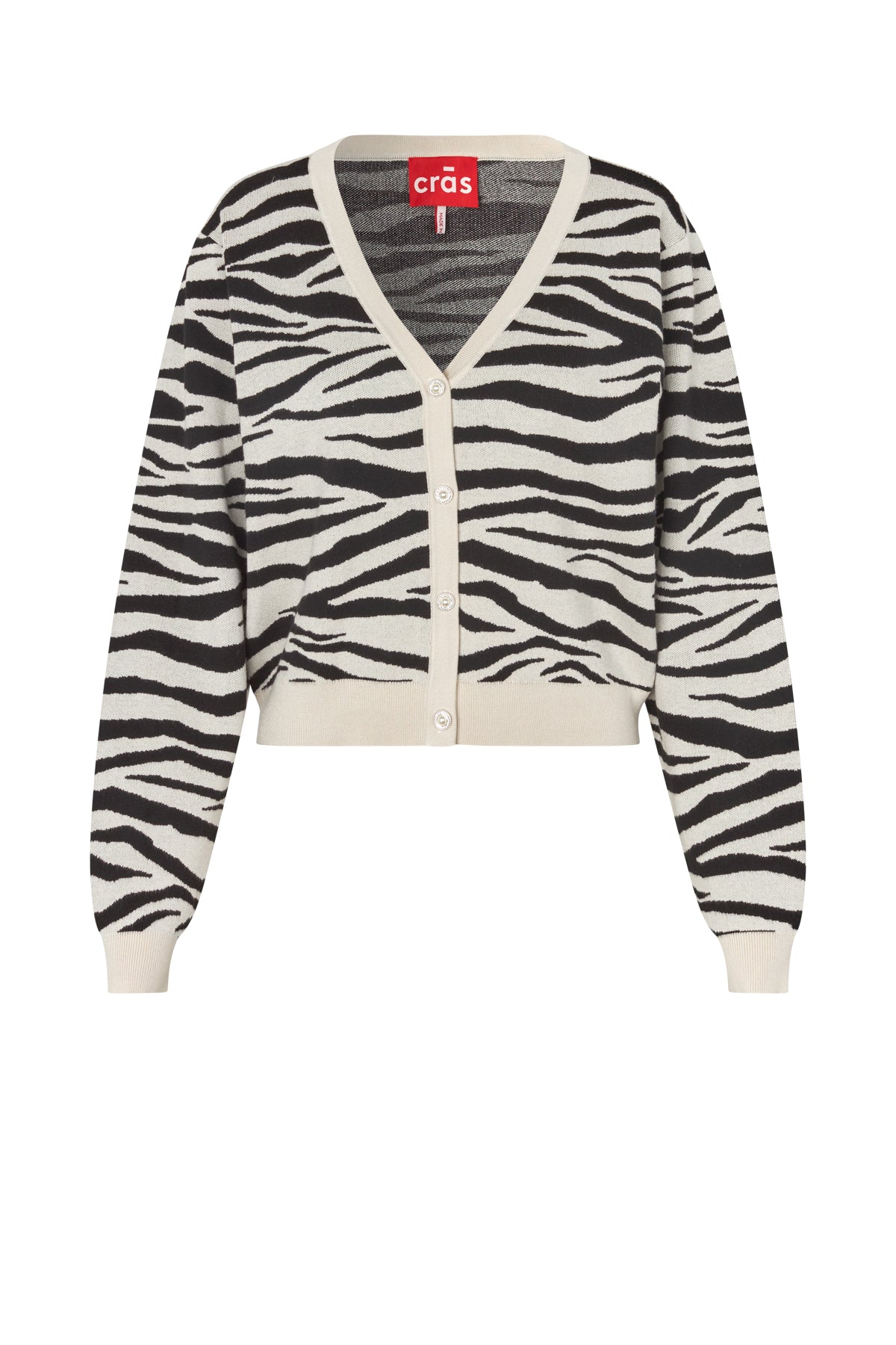 CRAS Angiecras Cardigan Knit 8087 Zebra