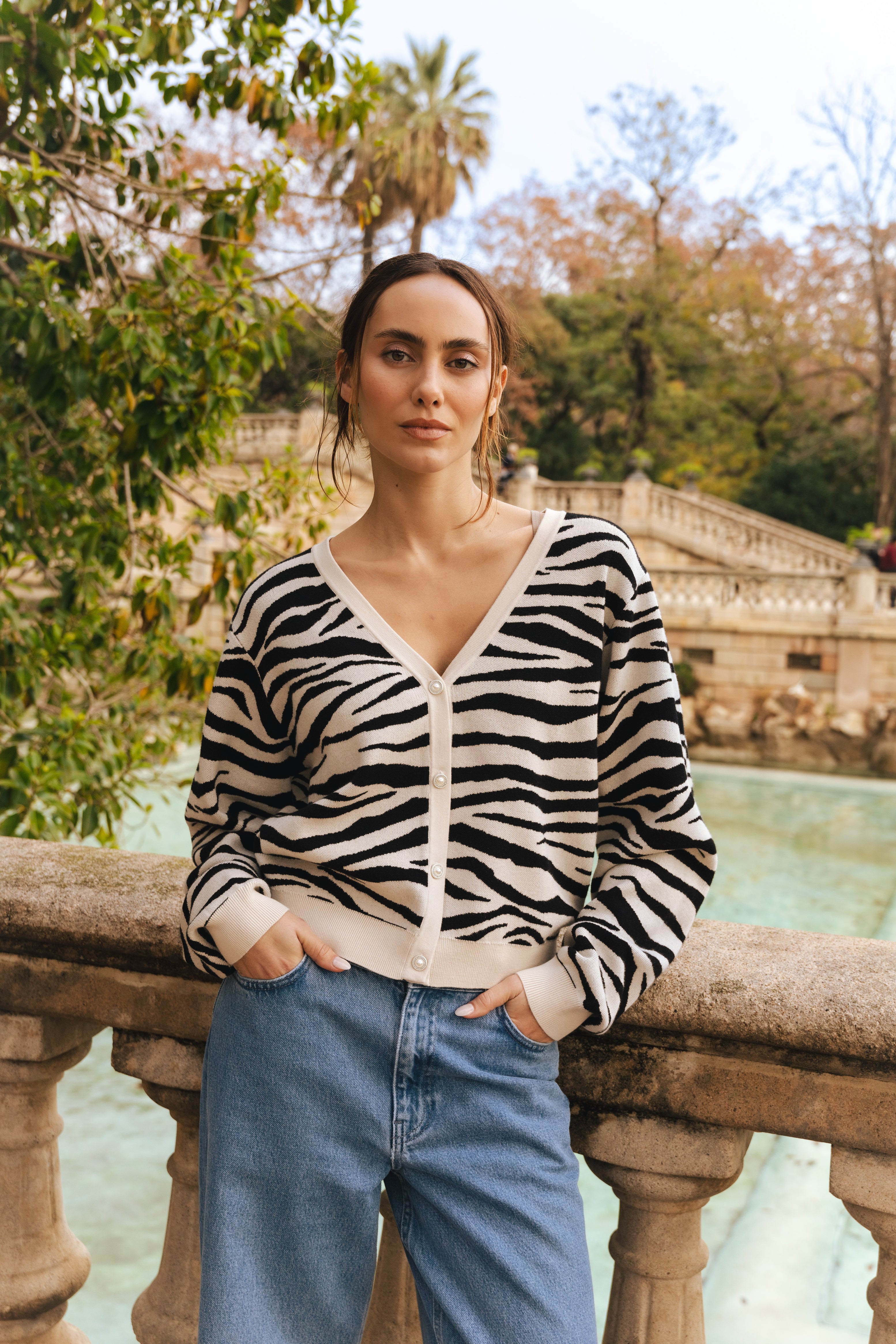 CRAS Angiecras Cardigan Knit 8087 Zebra