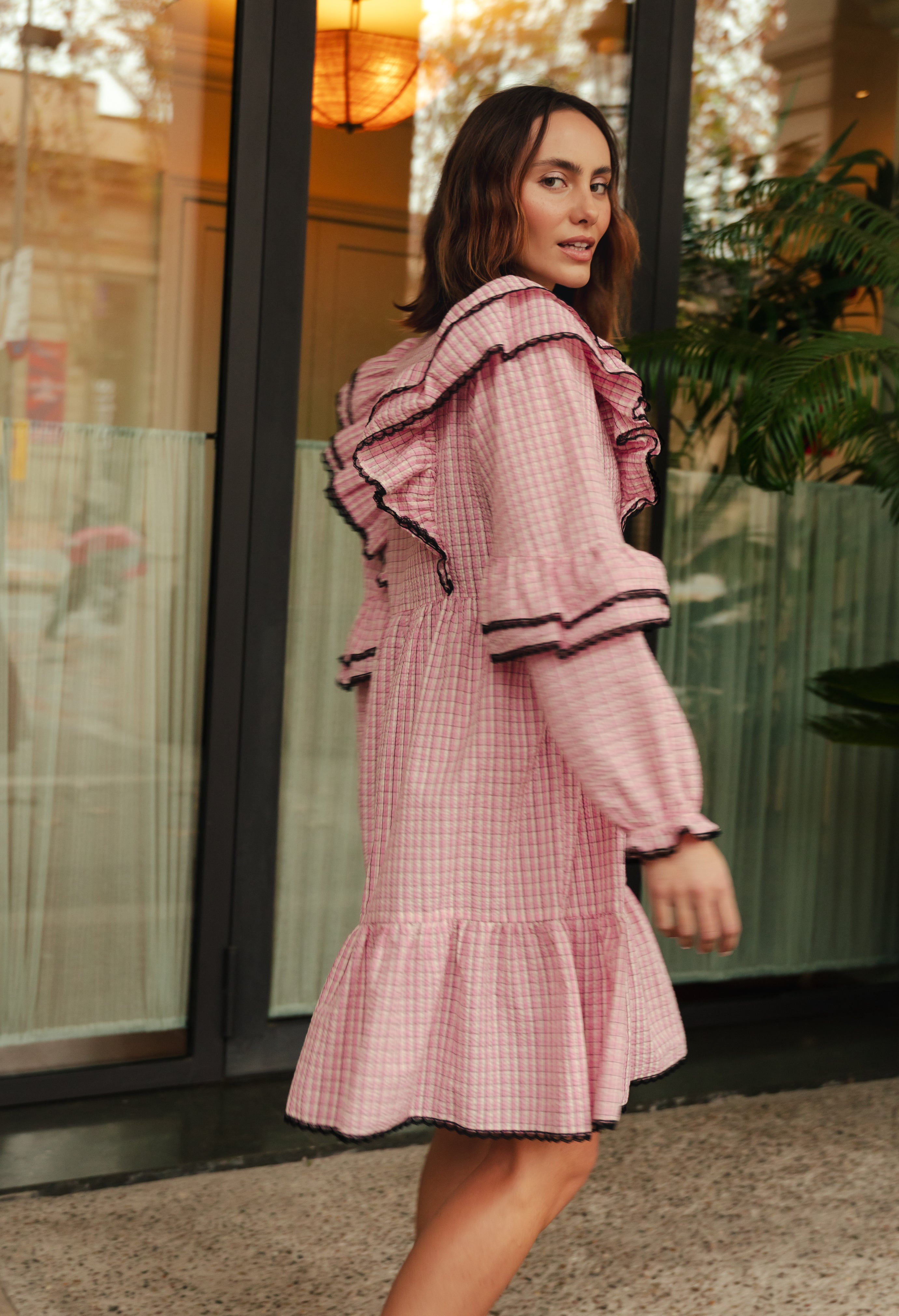 CRAS Aspacras Dress Dress 8114 Pink Check