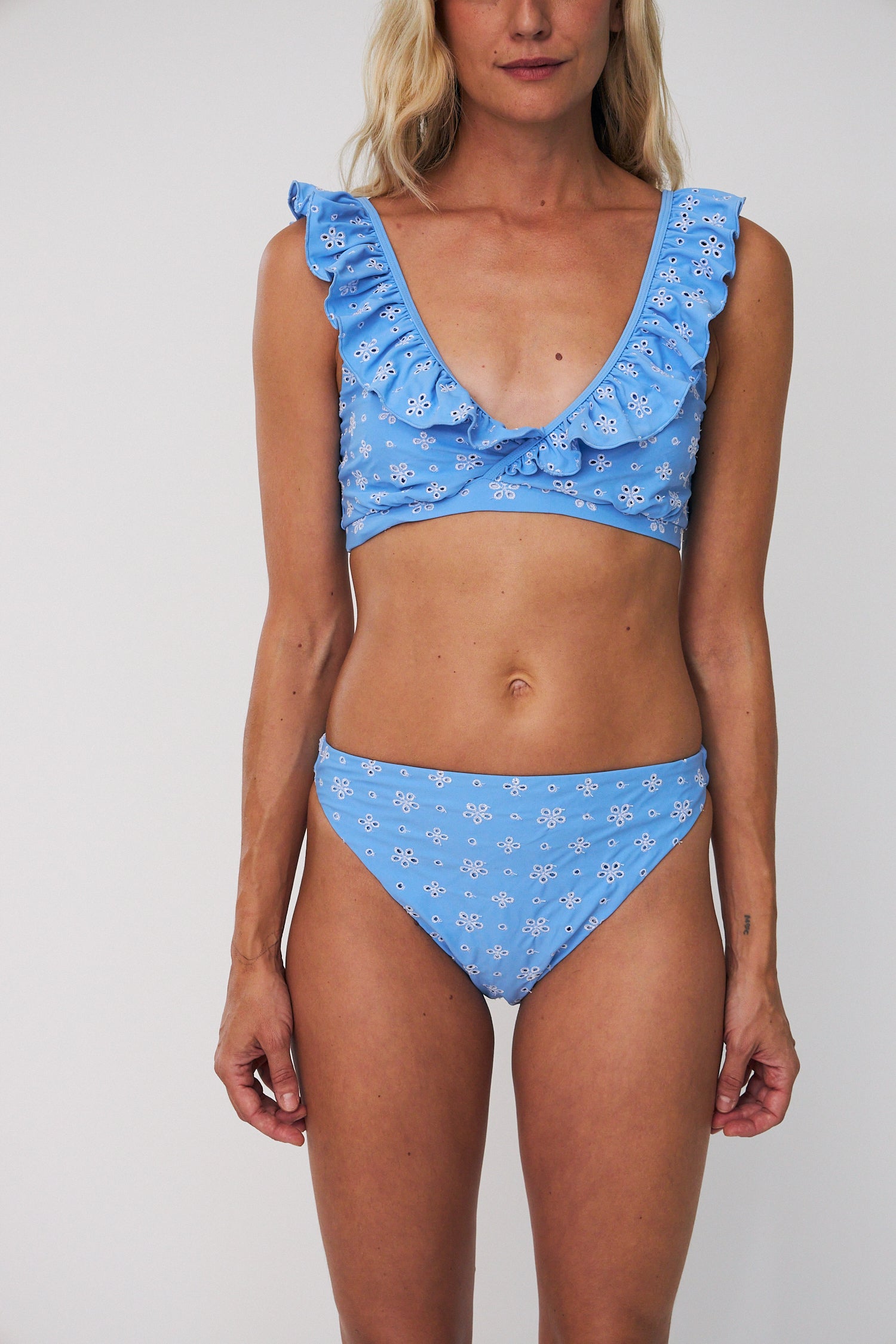 CRAS Astrid Bikini Top Swimwear 8159 Blue/White