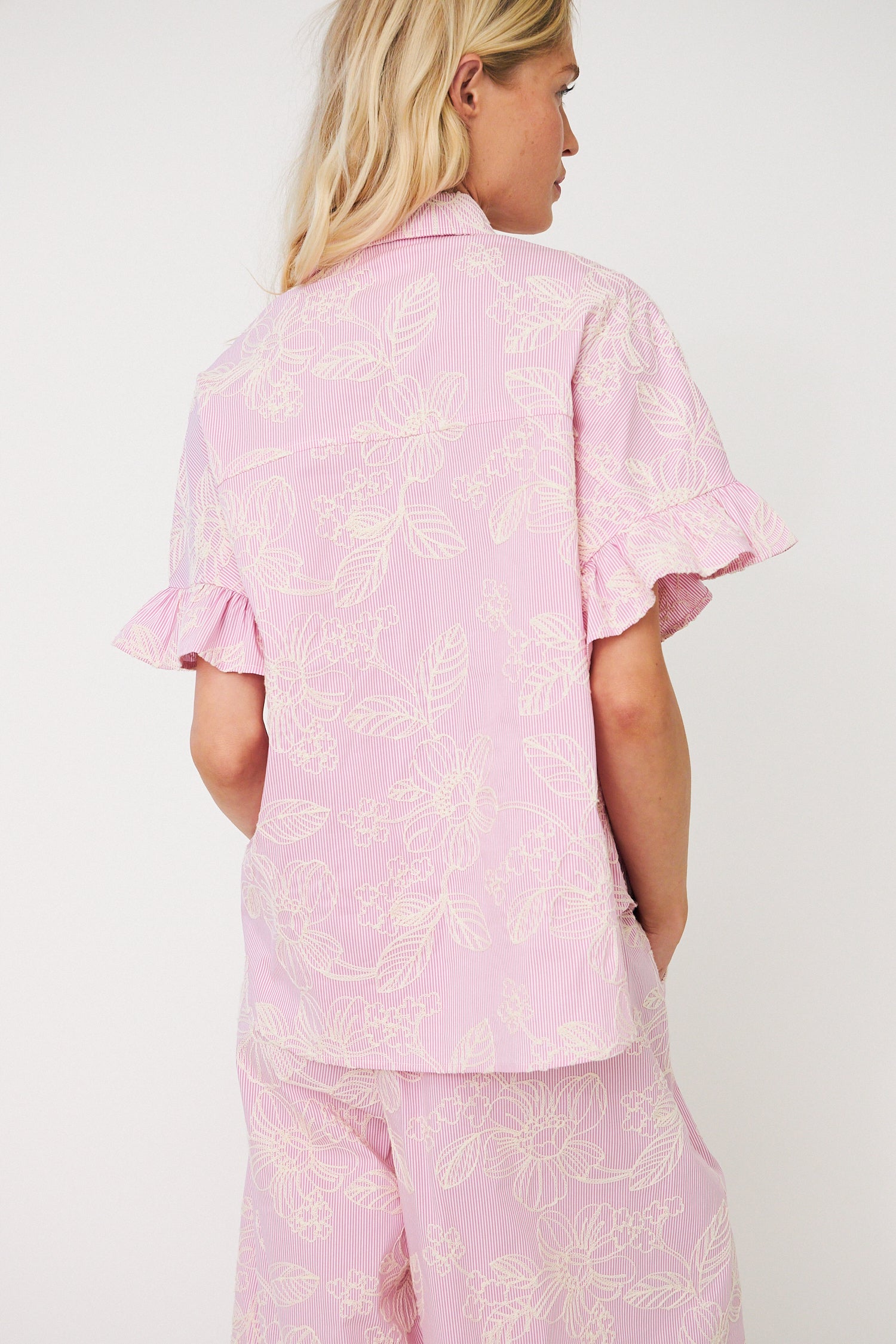 CRAS Barberacras Shirt Shirt 8070 Pink Stripe