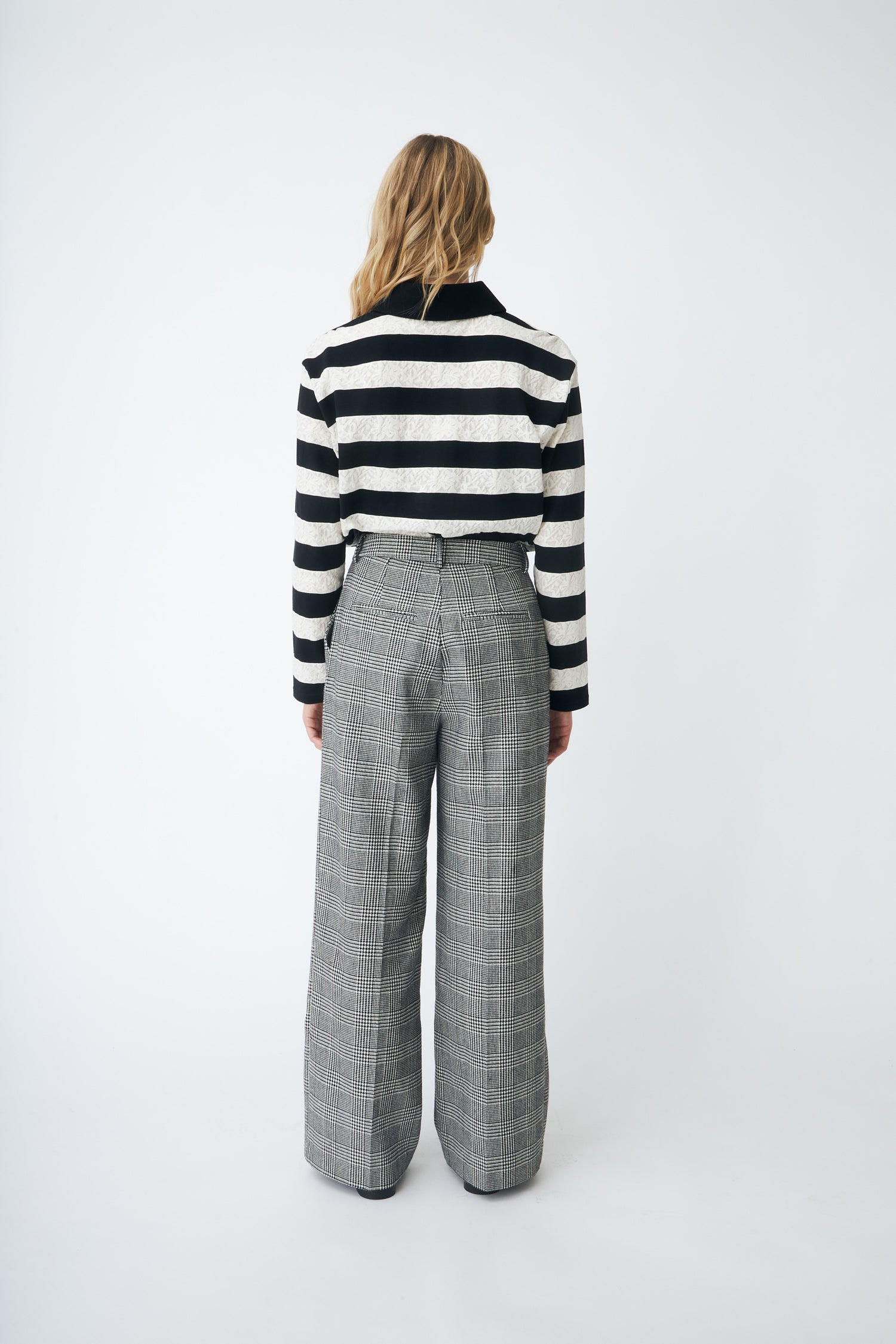 CRAS Beacras Blouse Blouse 8122 Black White Stripe