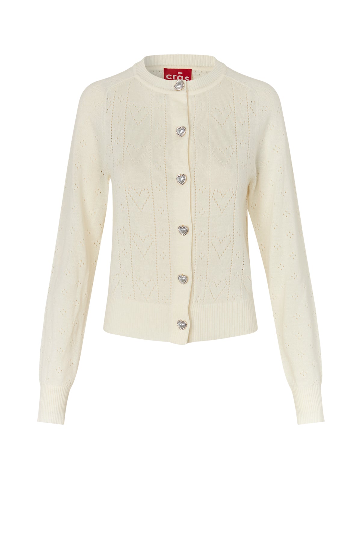 CRAS Blaircras Cardigan Knit 1009 Ivory