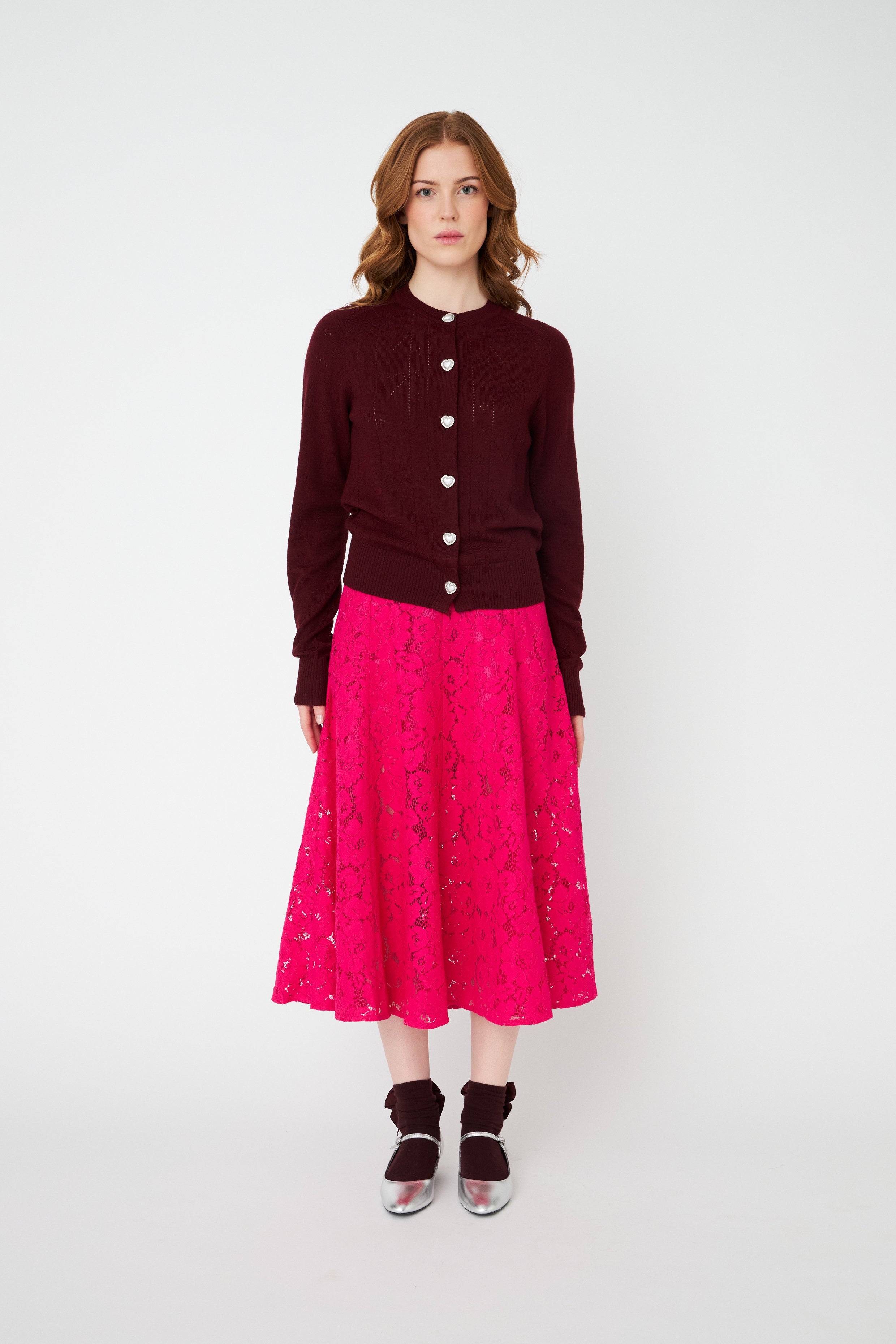 CRAS Blaircras Cardigan Knit 4044 Cabernet