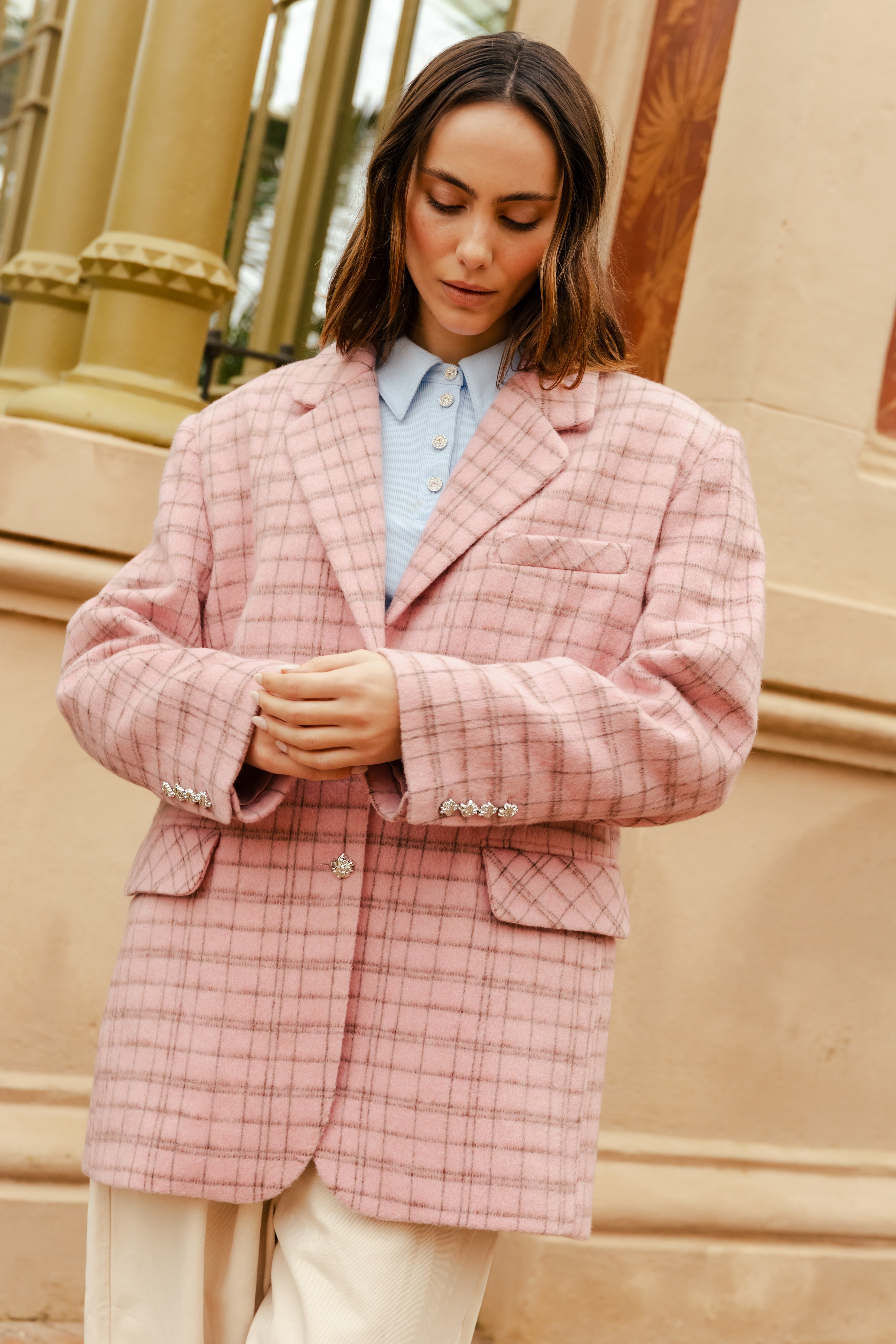 CRAS Bosscras Blazer Blazer 8114 Pink Check