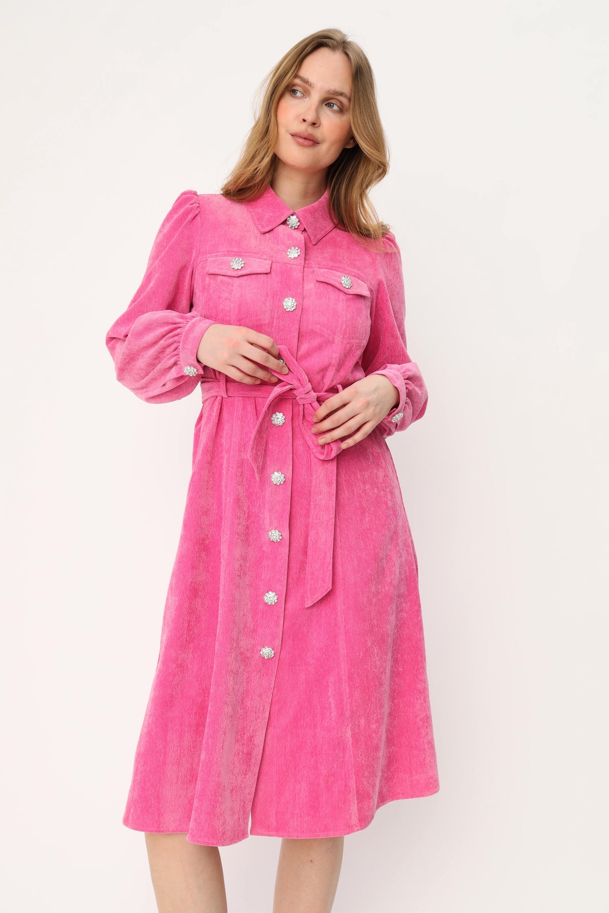 CRAS Celine Dress Dress 4010 Carmine Rose