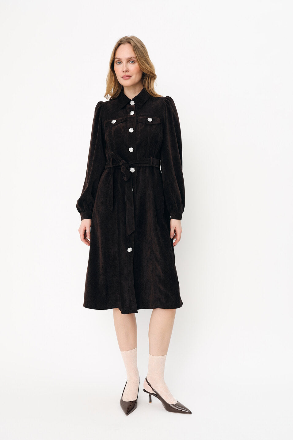 CRAS Celine Dress Dress 2017 Java Brown