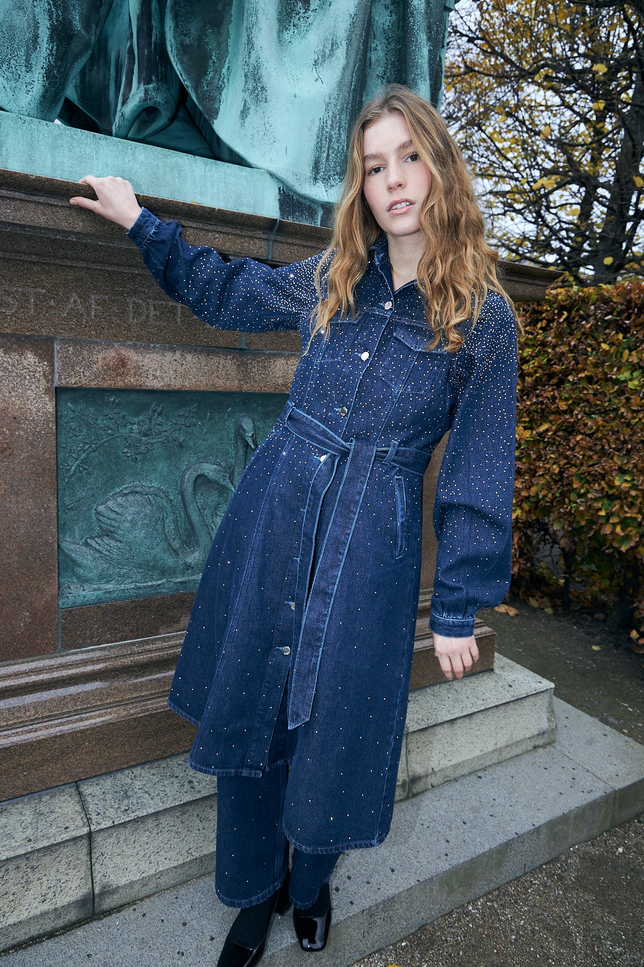 CRAS Celinecras Dress Dress 7032 Dark Blue Denim