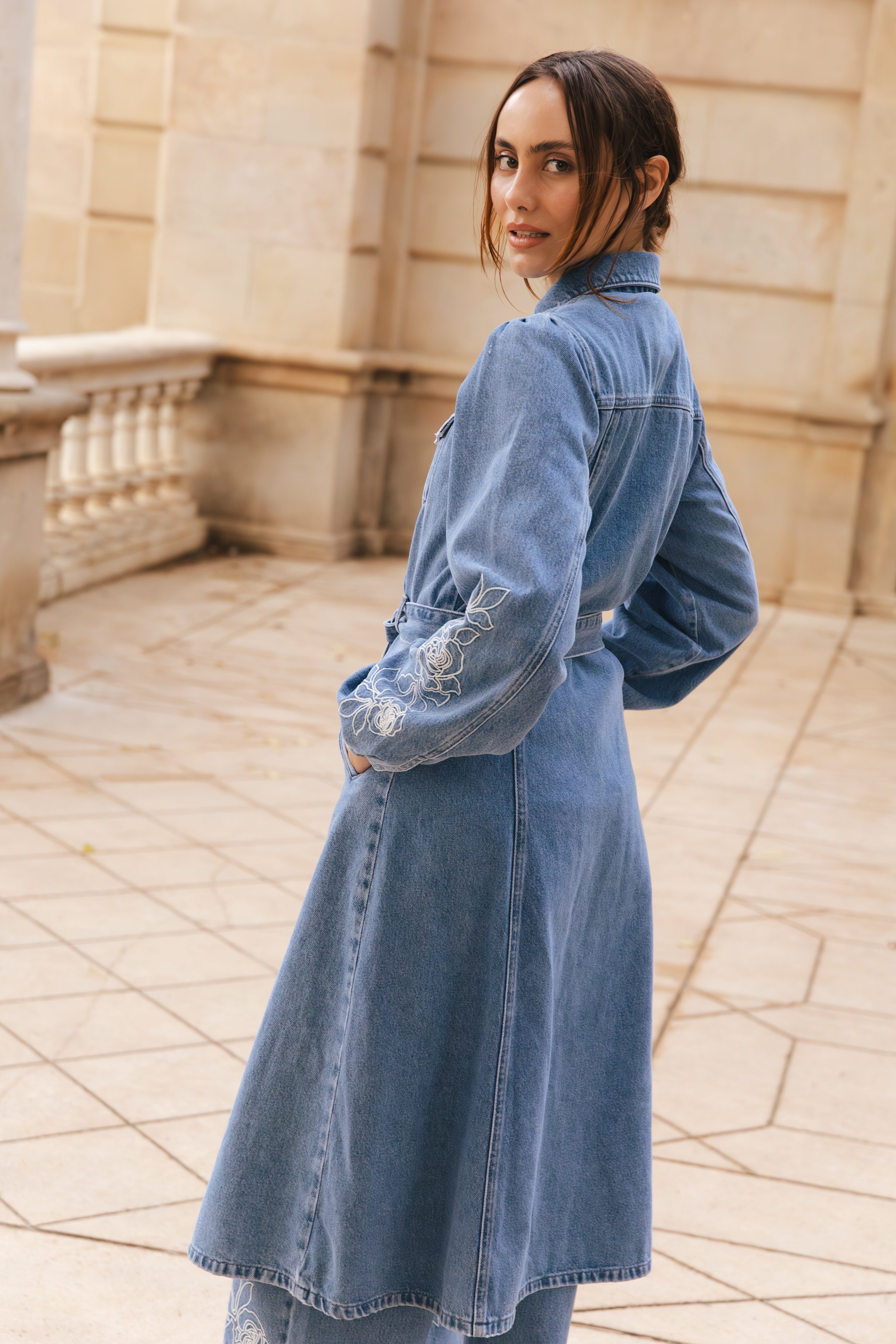 CRAS Celinecras Dress Dress 7035 Medium Blue