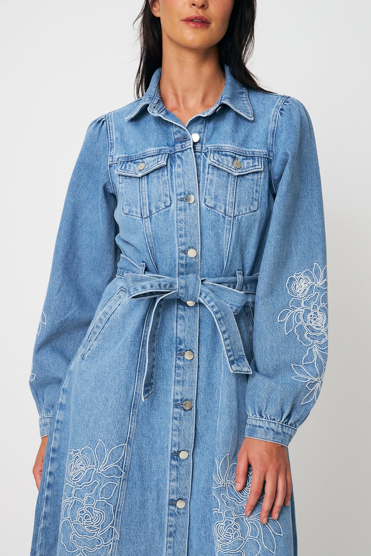 CRAS Celinecras Dress Dress 7035 Medium Blue