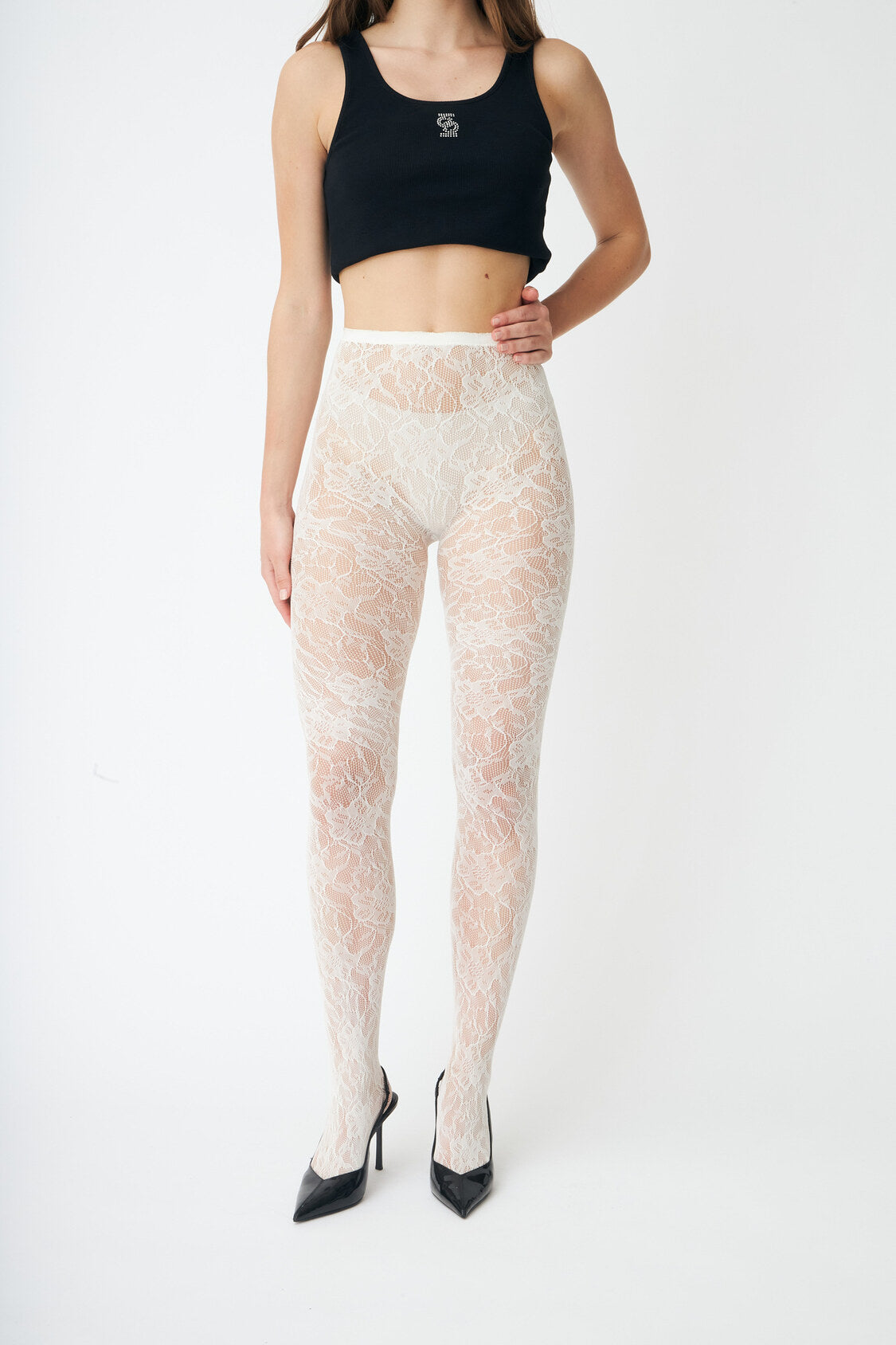 Cras STUDIO Dacycras Tights Tights 1009 Ivory
