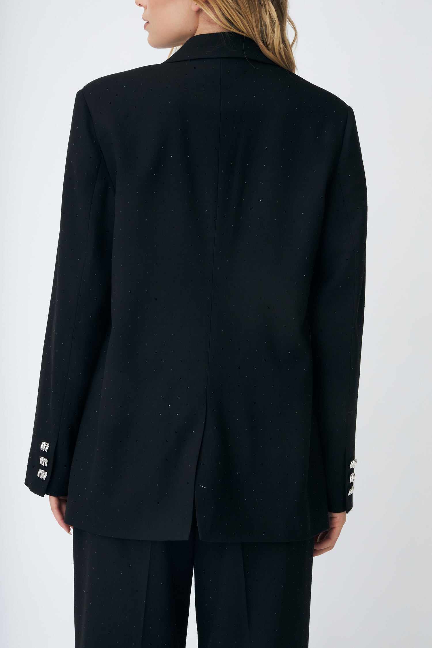 CRAS Dianacras Blazer Shirt 9994 Black Rhinestone