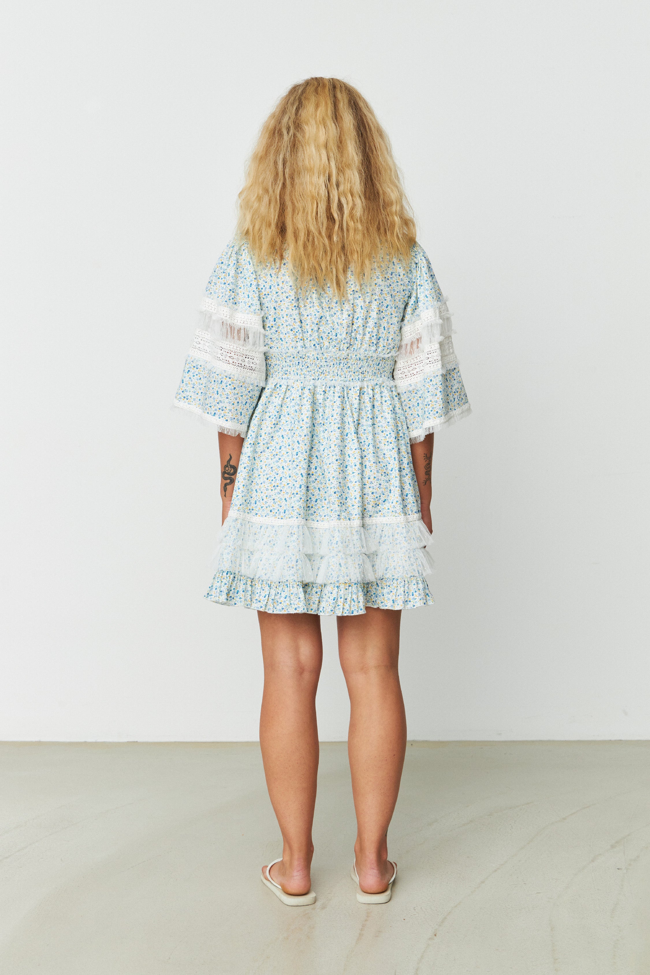 CRAS Eden Dress Dress Blue Flower