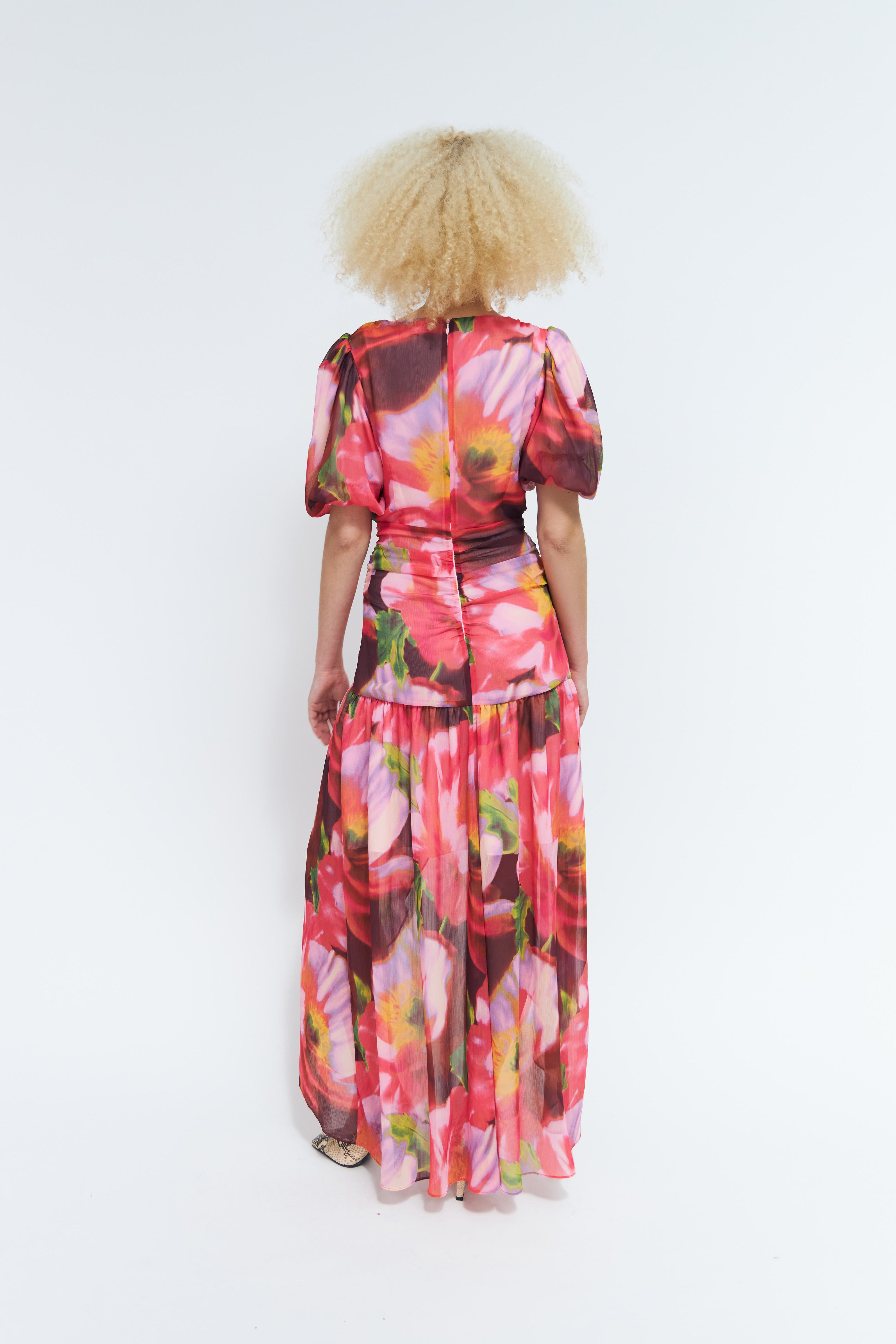 CRAS Elainecras Dress Dress Poppy Flower Red