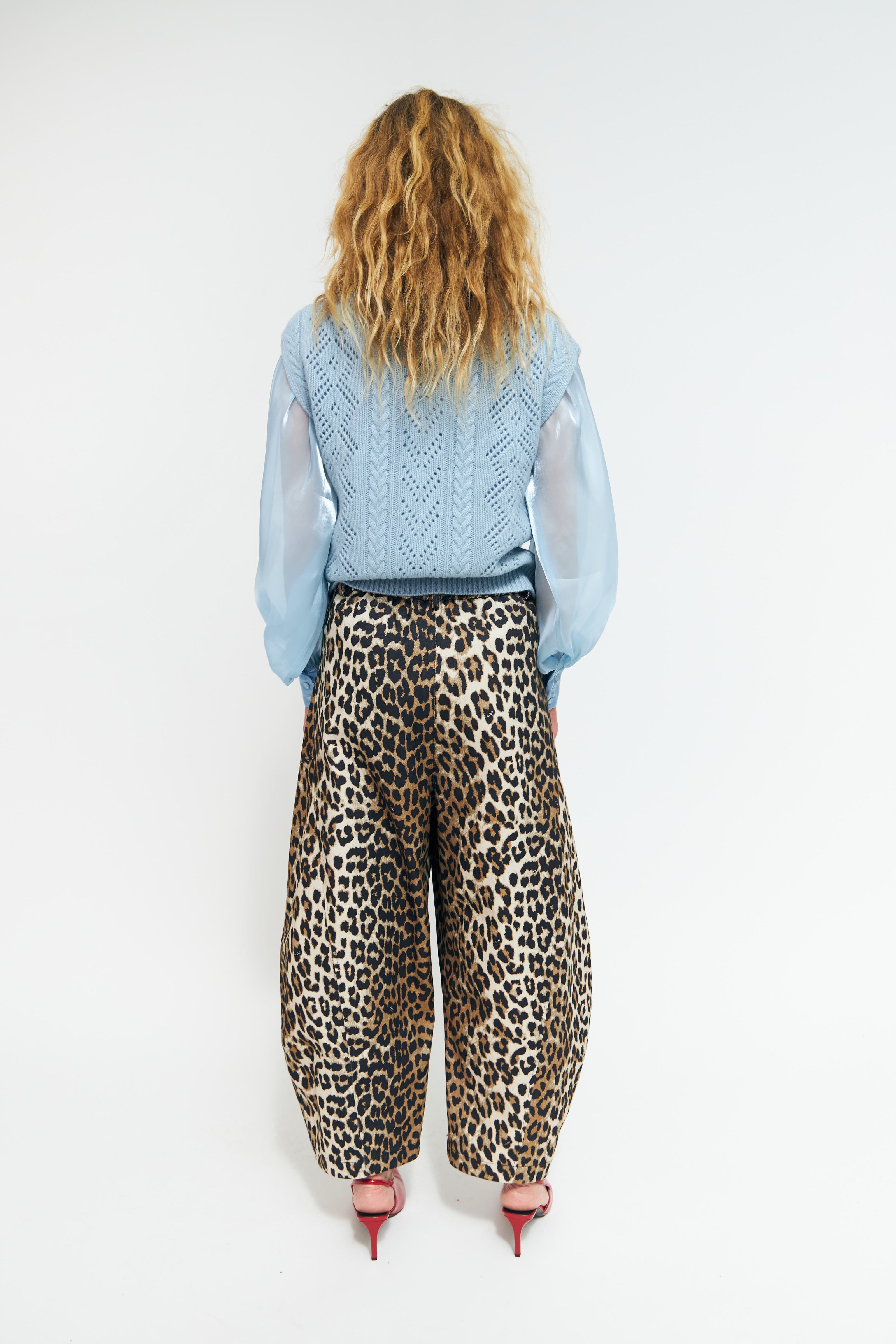 CRAS Elajacras vest Knit Ice Blue
