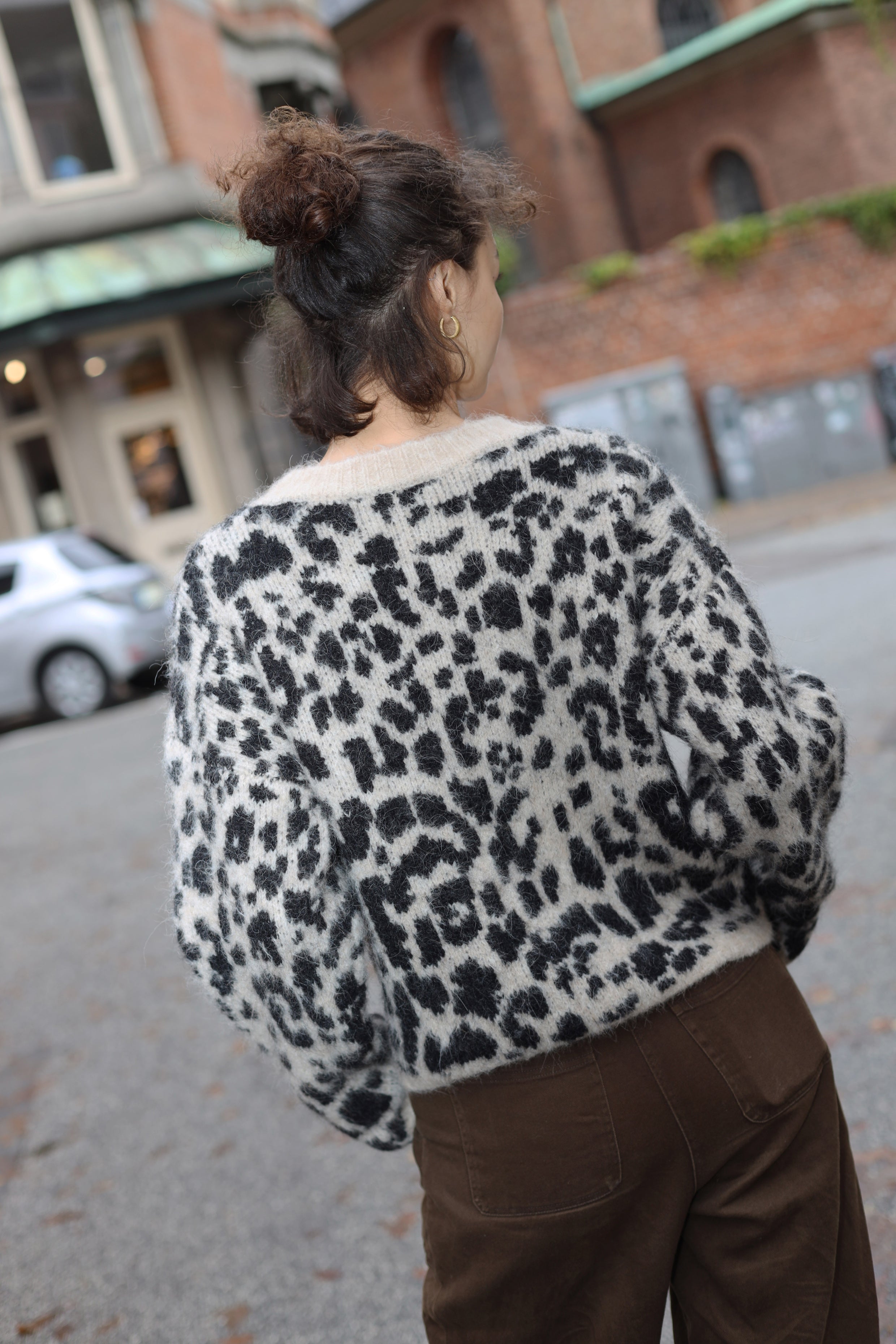 Cras Exclusive Emilycras Pullover Knit 8086 Beige Leo