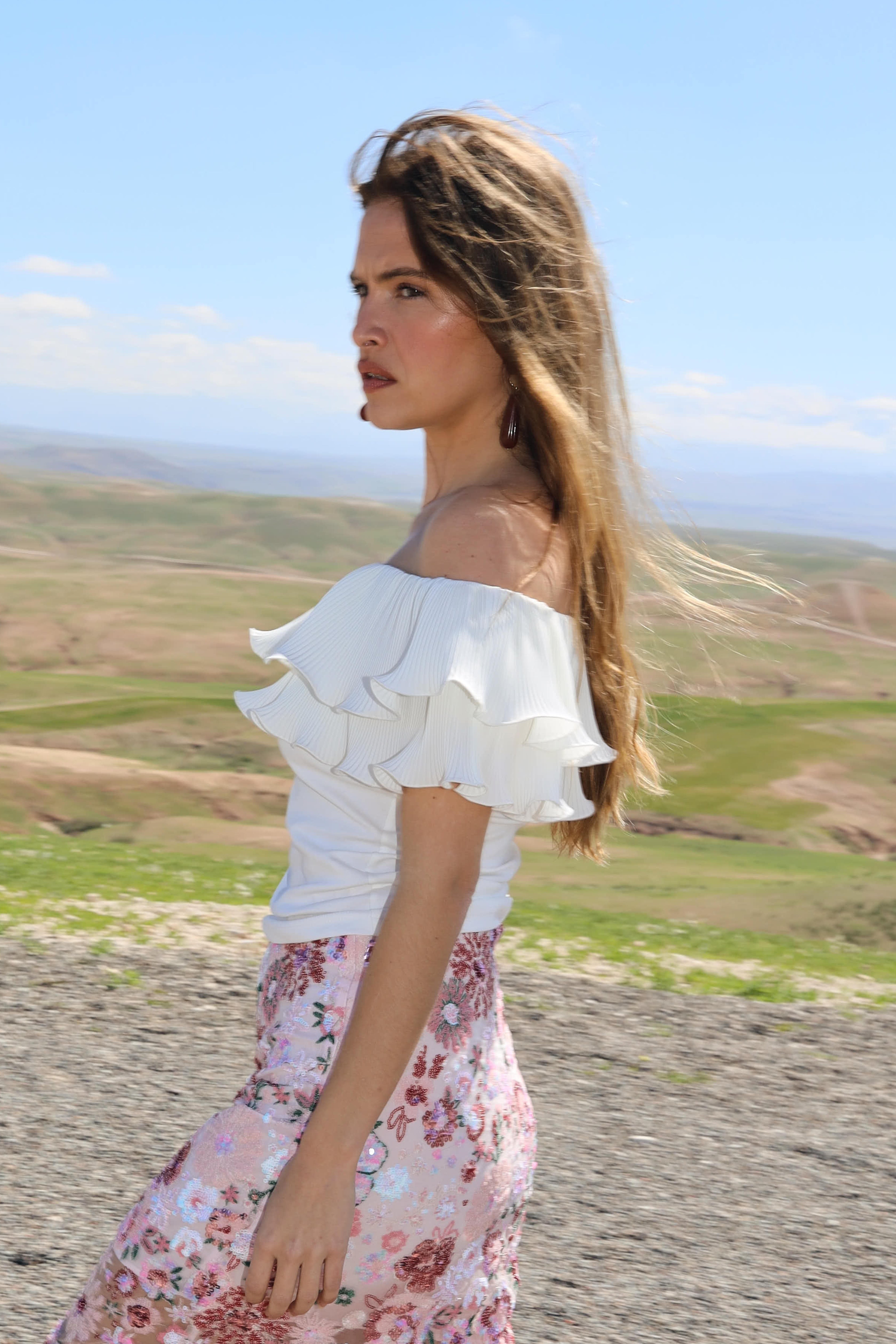 CRAS Flouncecras Top Top 1007 Off White