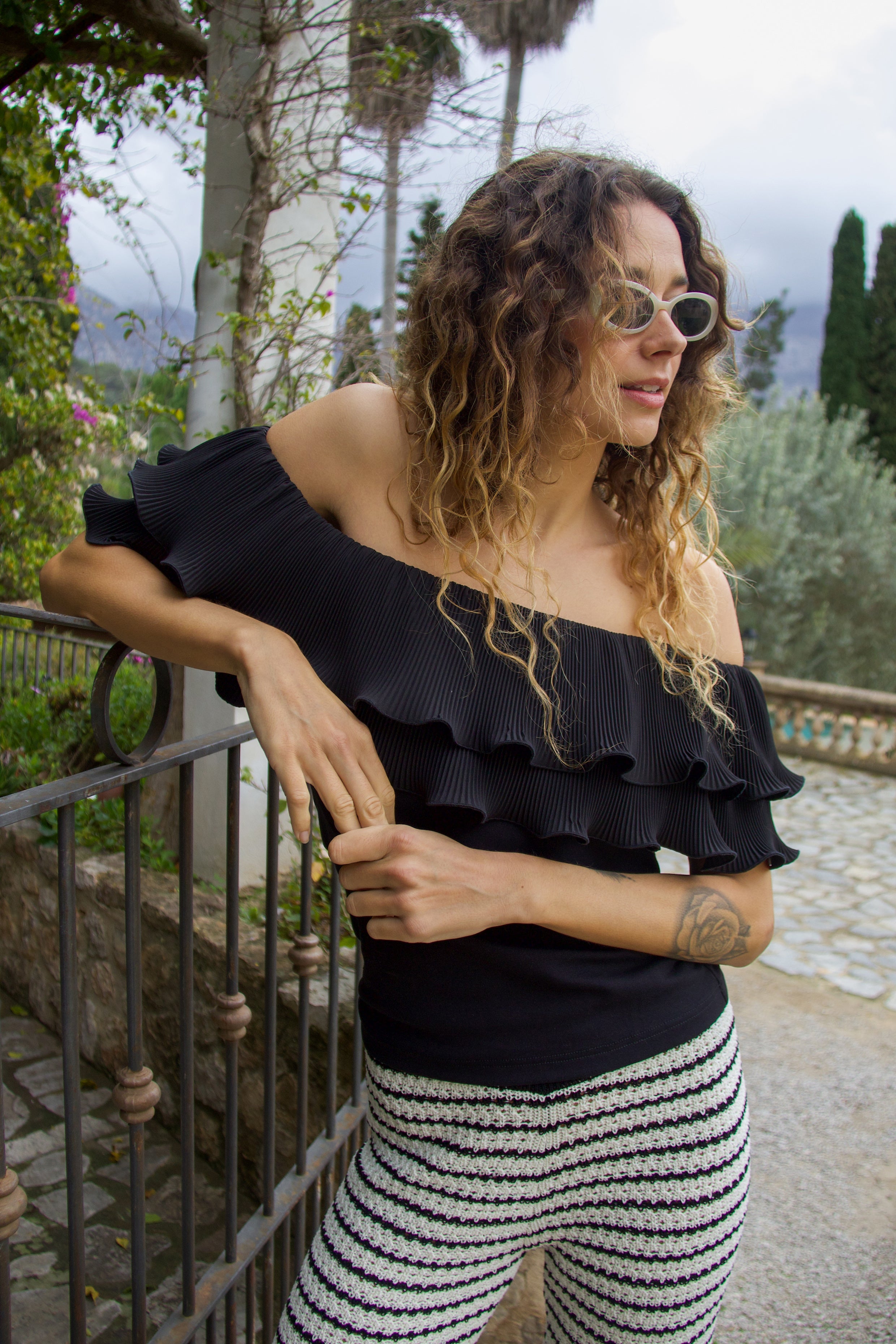 CRAS Flouncecras Top Top 9999 Black