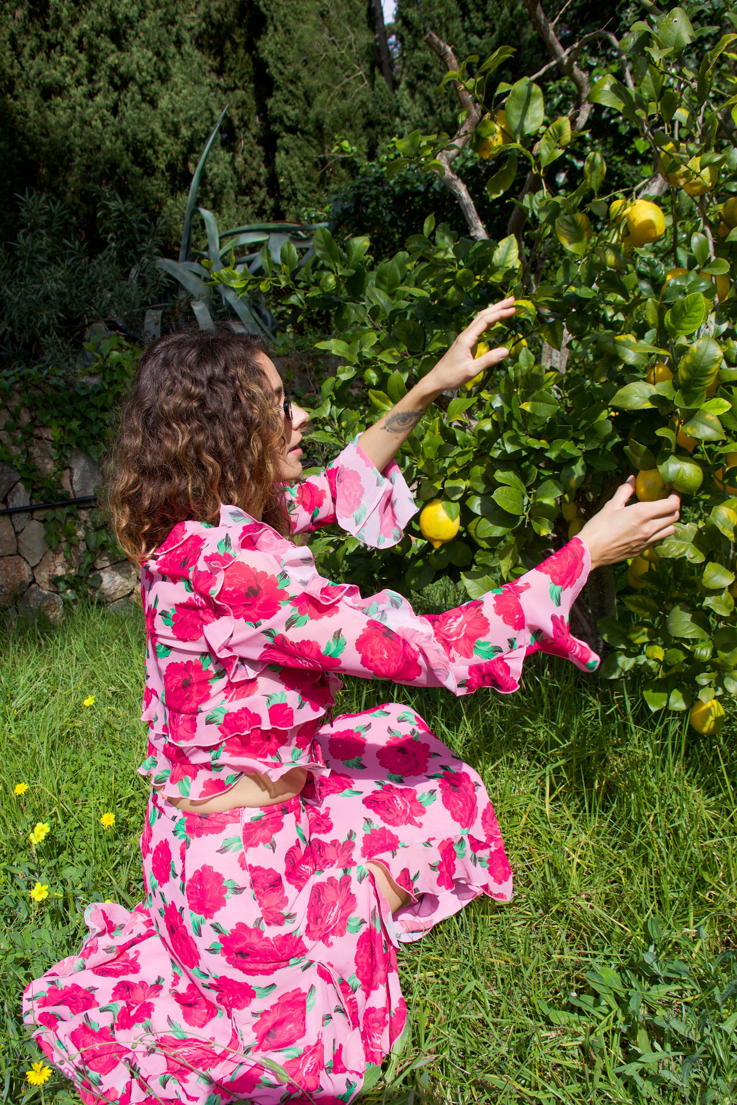 CRAS Georgia Blouse Blouse 8097 Pink Rosette