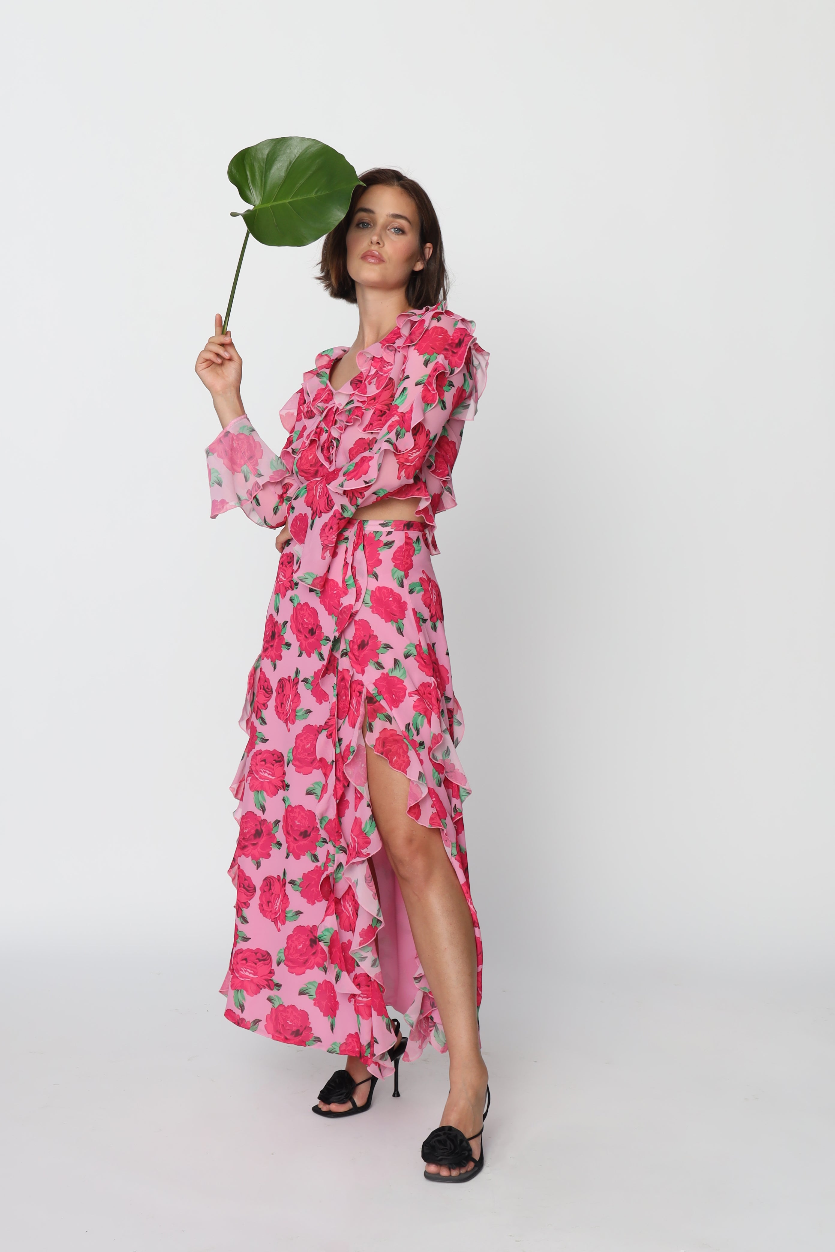 CRAS Georgia Blouse Blouse 8097 Pink Rosette