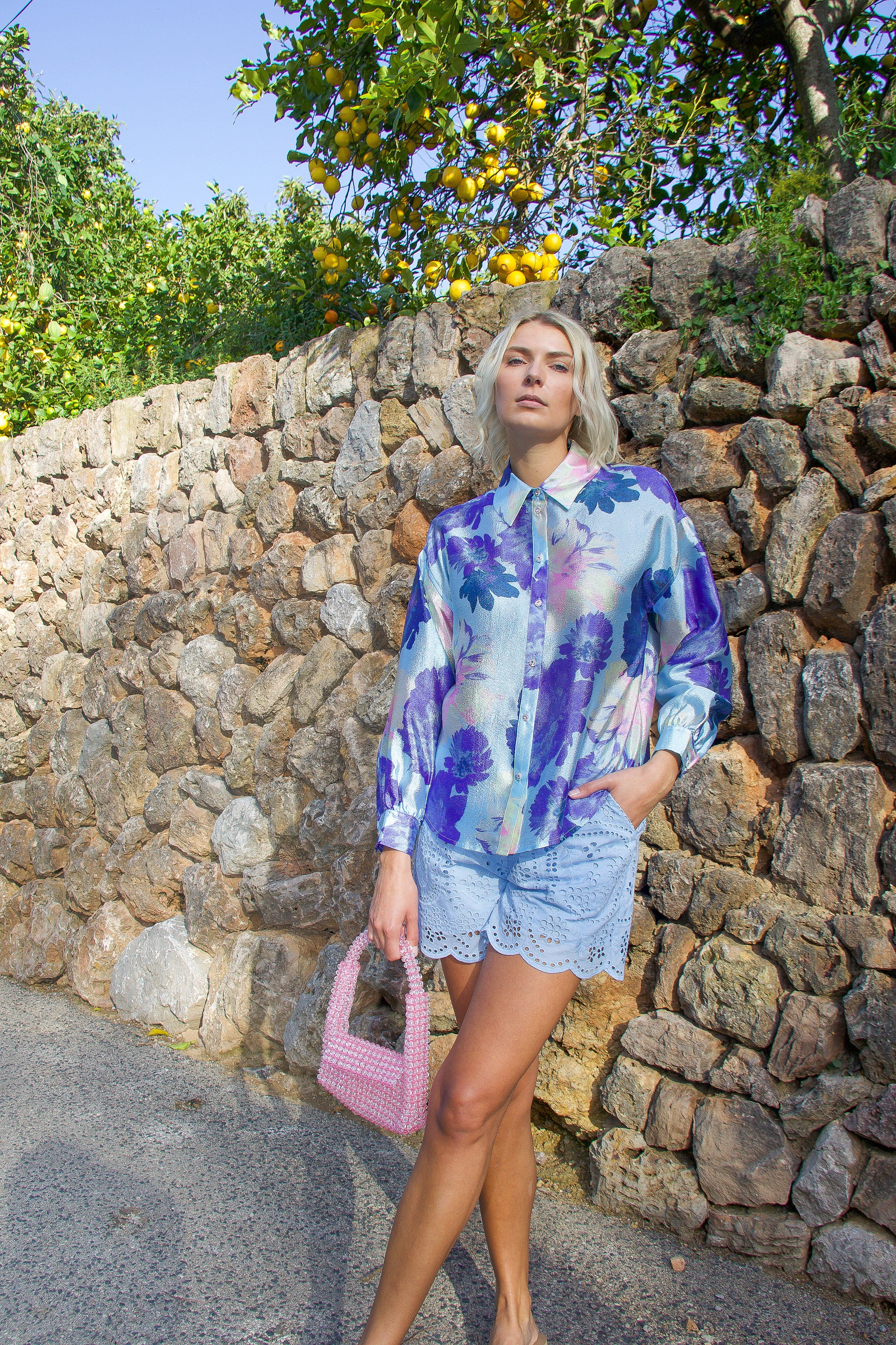 CRAS Gina Shirt Shirt 8096 Pale Peony Blue