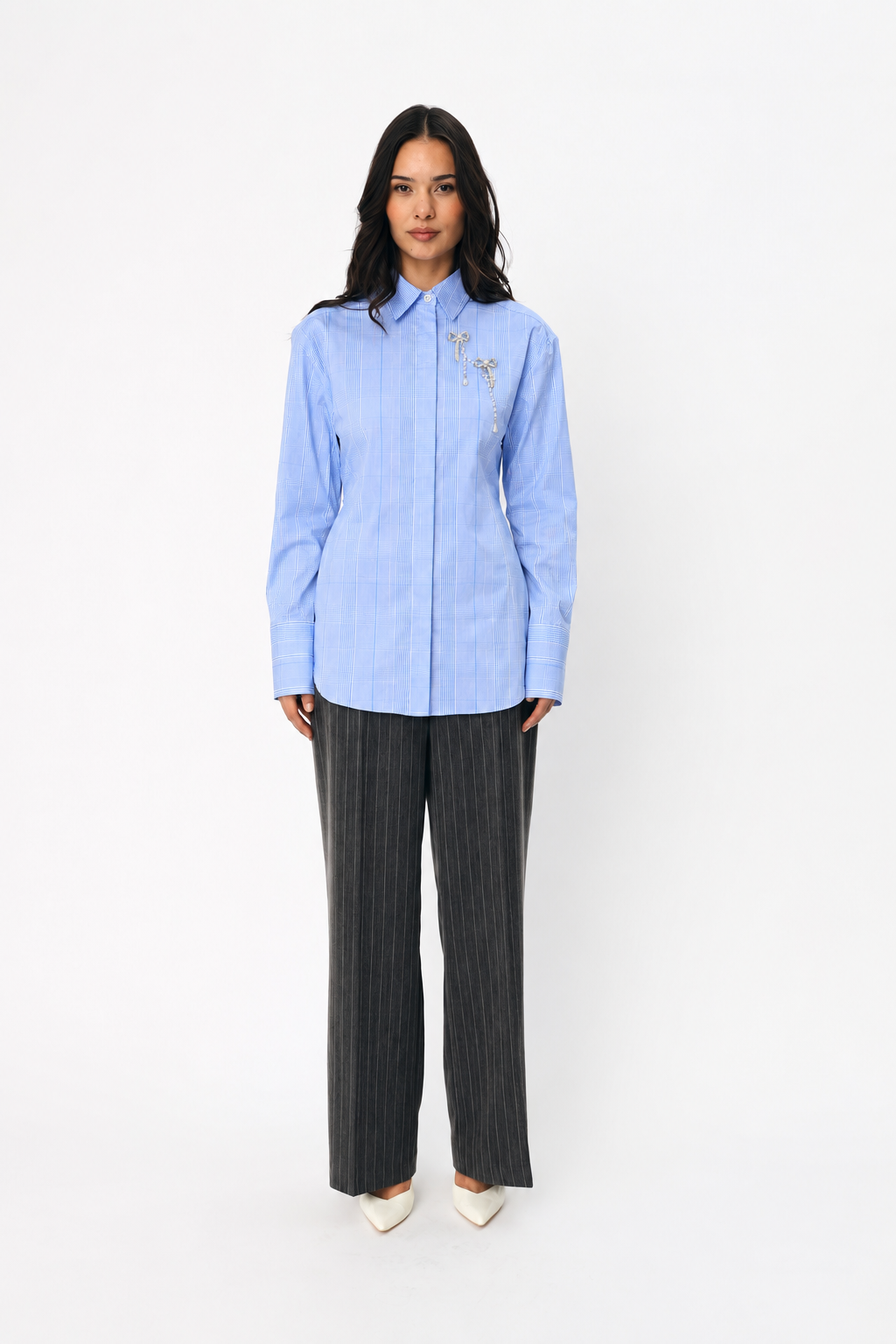 CRAS Graciecras Shirt Shirt 8152 Blue Check