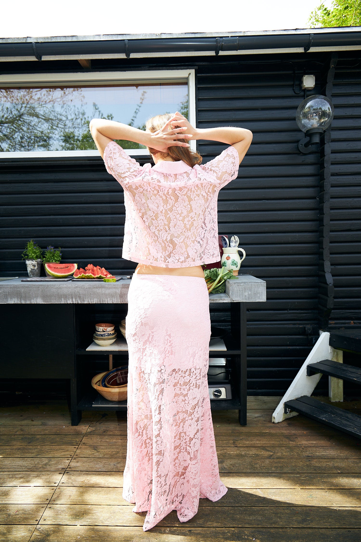 Cras Exclusive Inacras Skirt Skirt 4046 Pink Lady