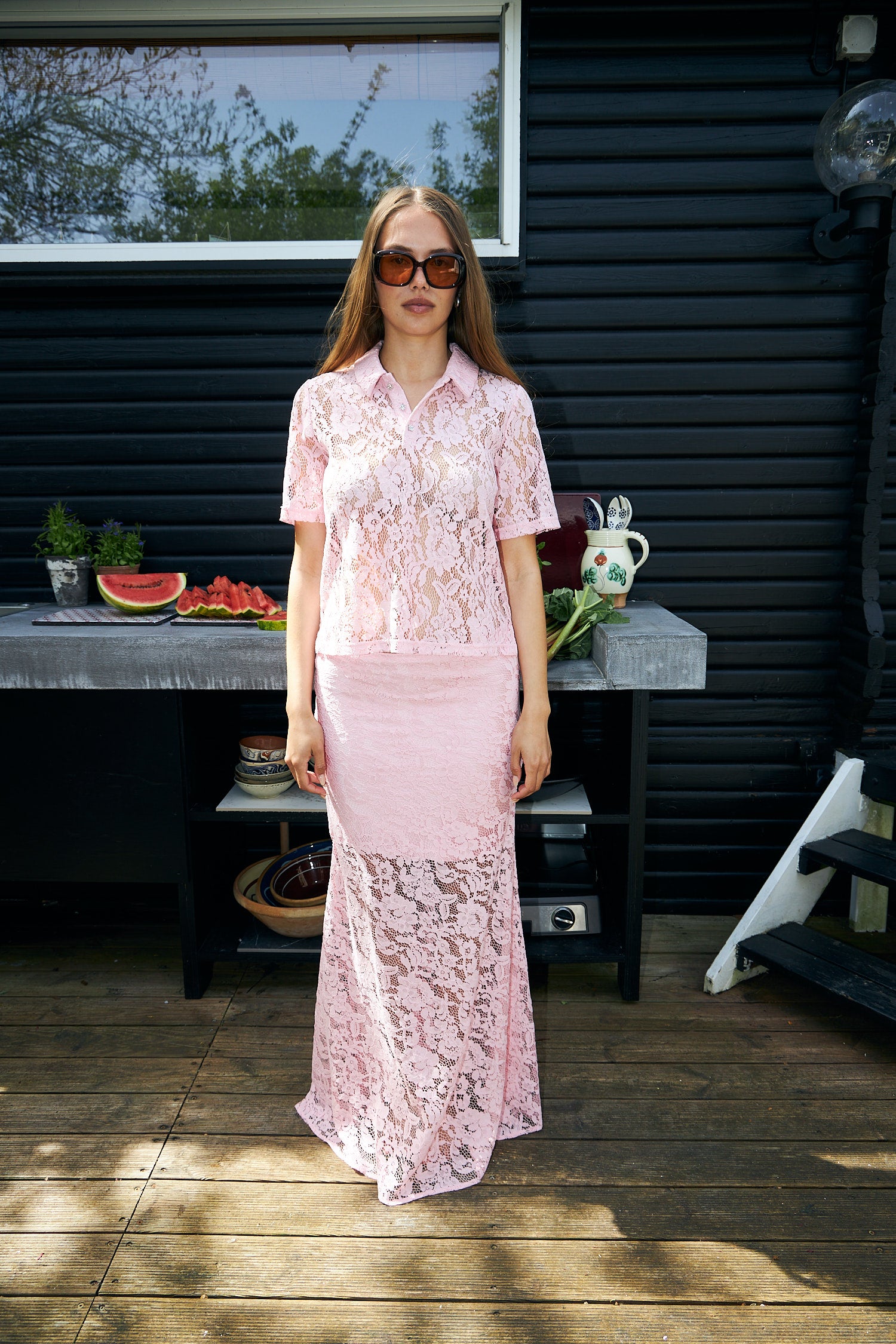 Cras Exclusive Inacras Skirt Skirt 4046 Pink Lady