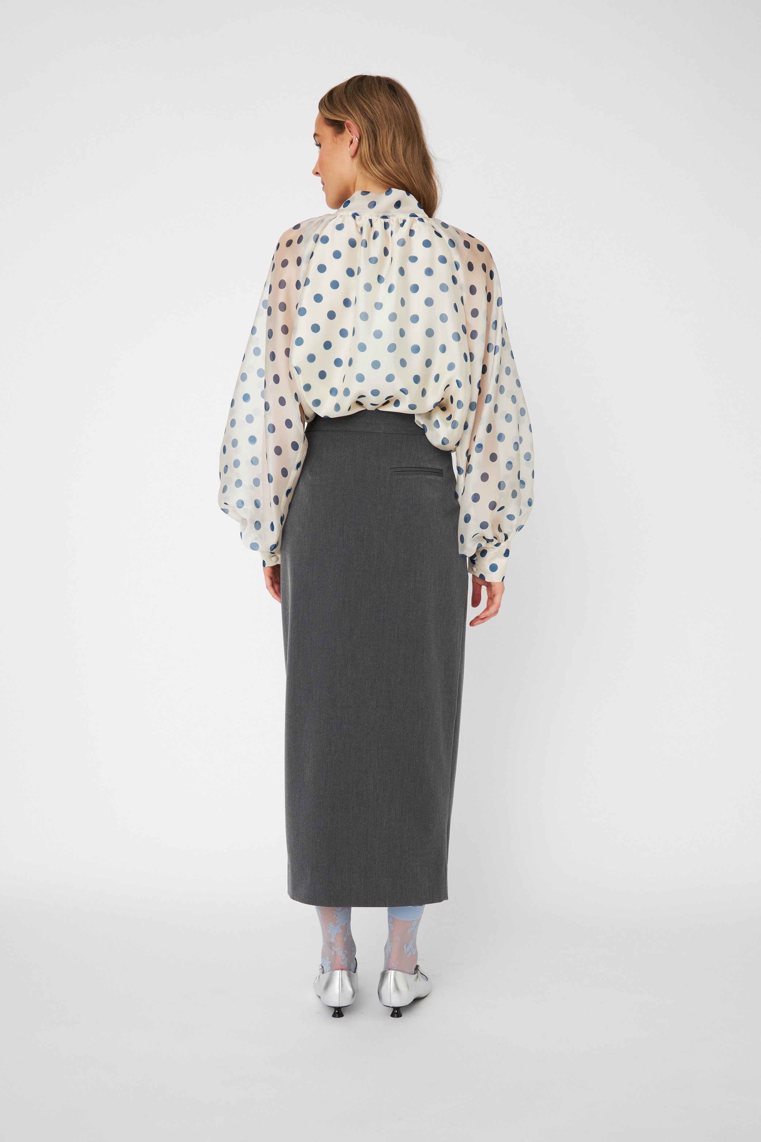 CRAS Jackiecras Blouse Blouse 8126 Navy Dots