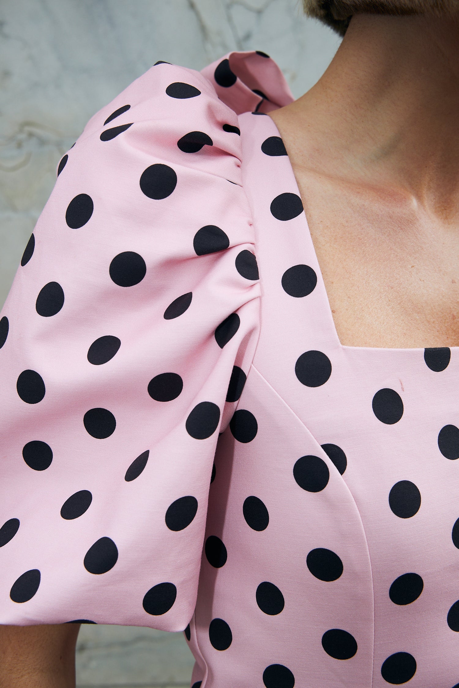 CRAS Josellecras Dress Dress 8142 Orchid Pink Polka