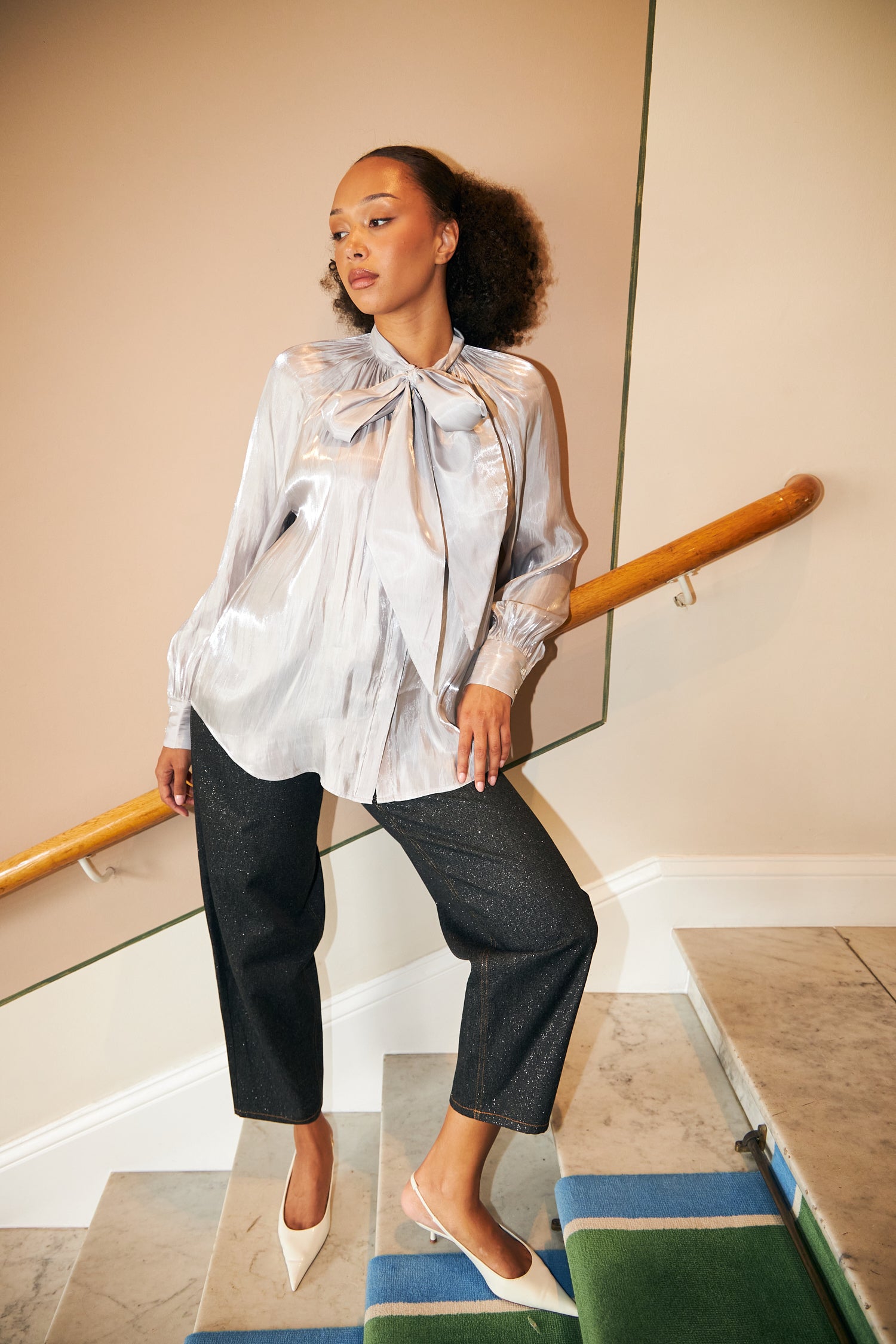 CRAS Kibocras Jeans Pants 9996 Black Glitter