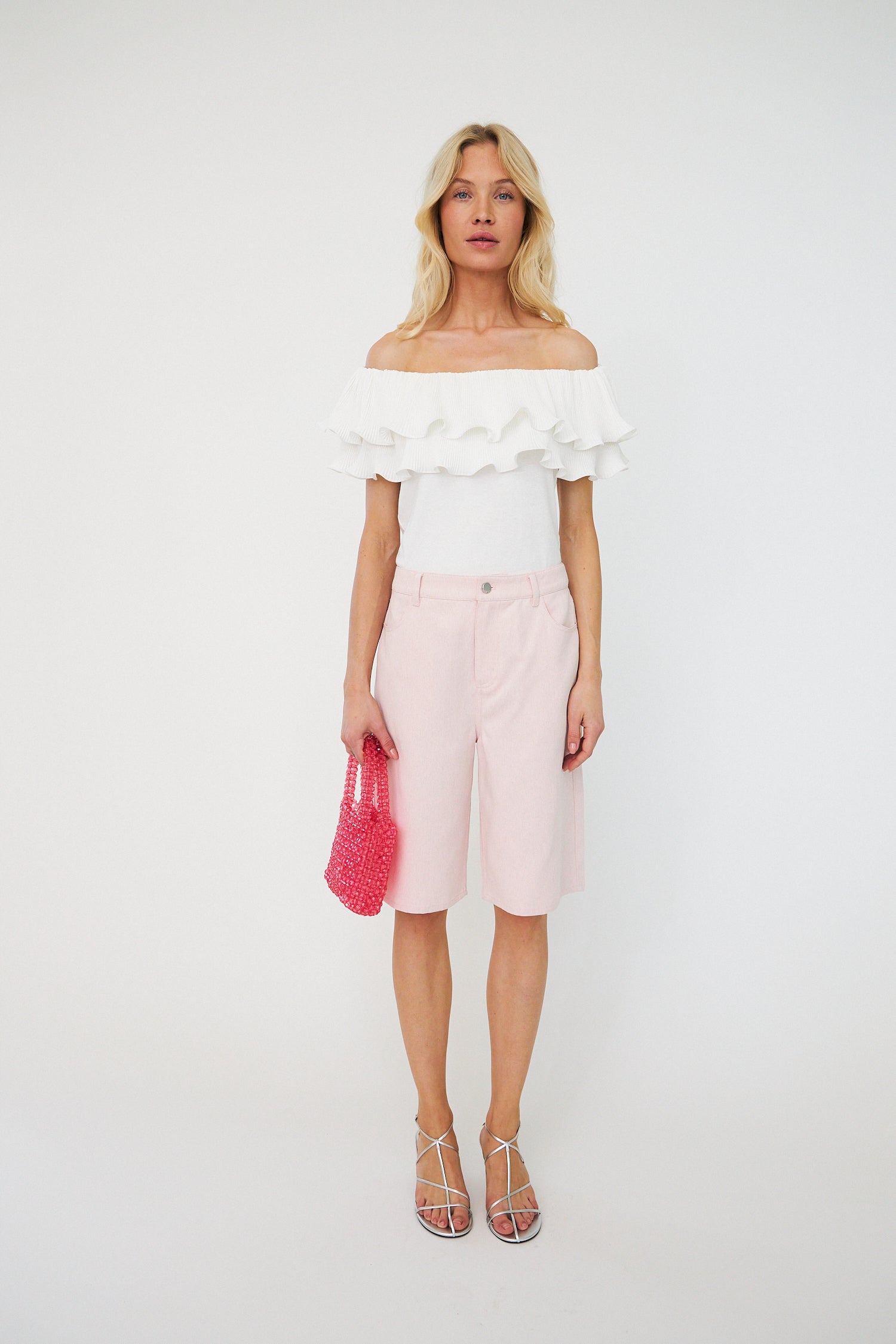 CRAS Kimmiecras Shorts Shorts 4052 Light Pink