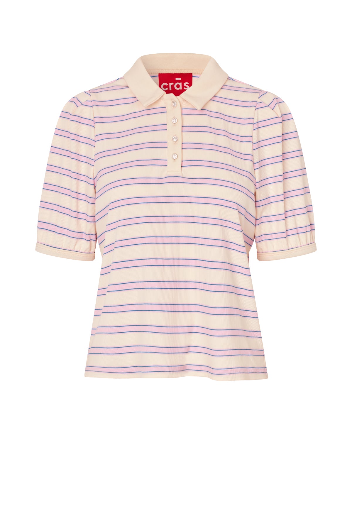 CRAS Kleocras Polo Polo 4055 Creme Lilac stripe