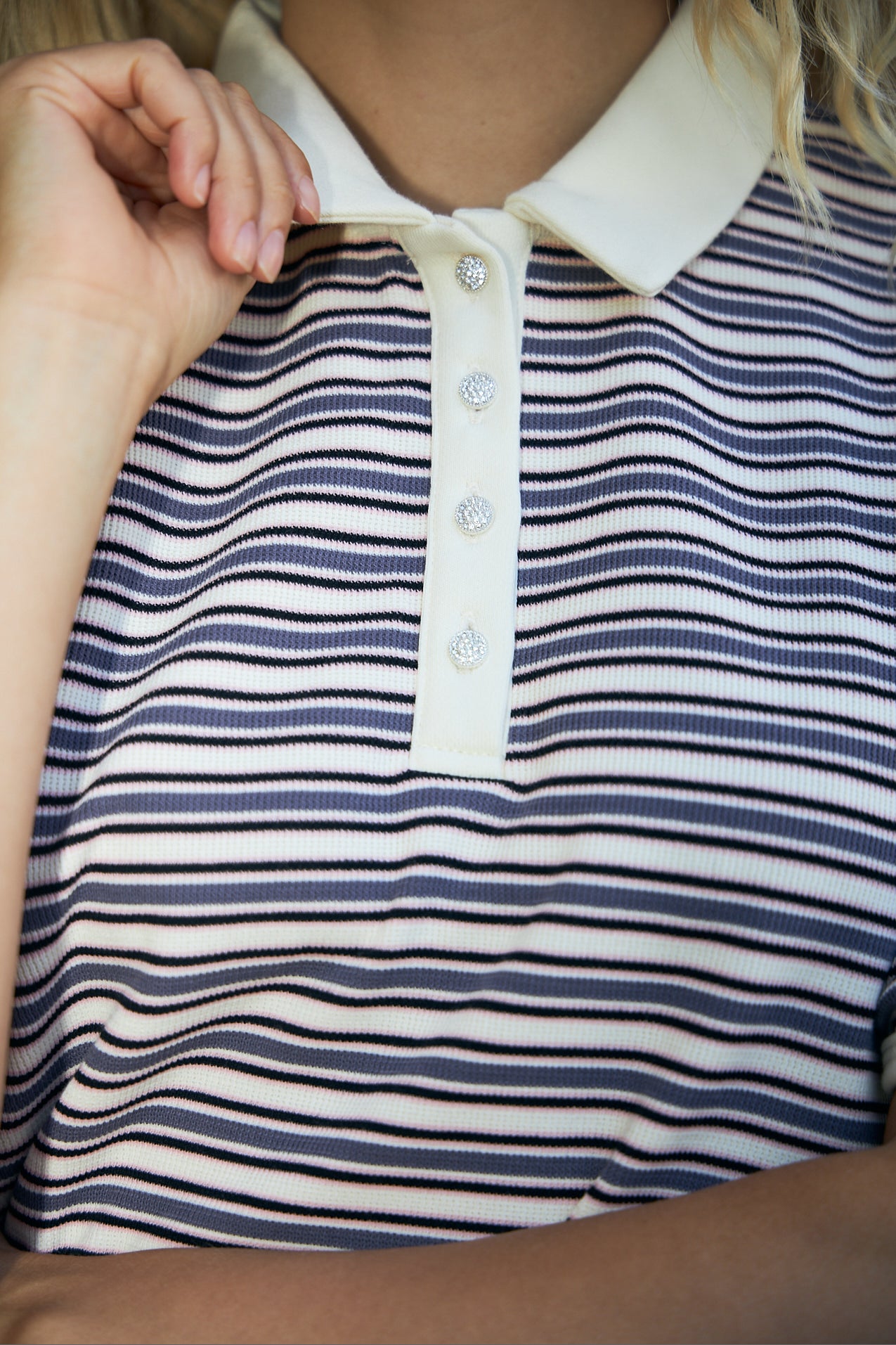 CRAS Kleocras Polo Polo Earl Grey Stripe