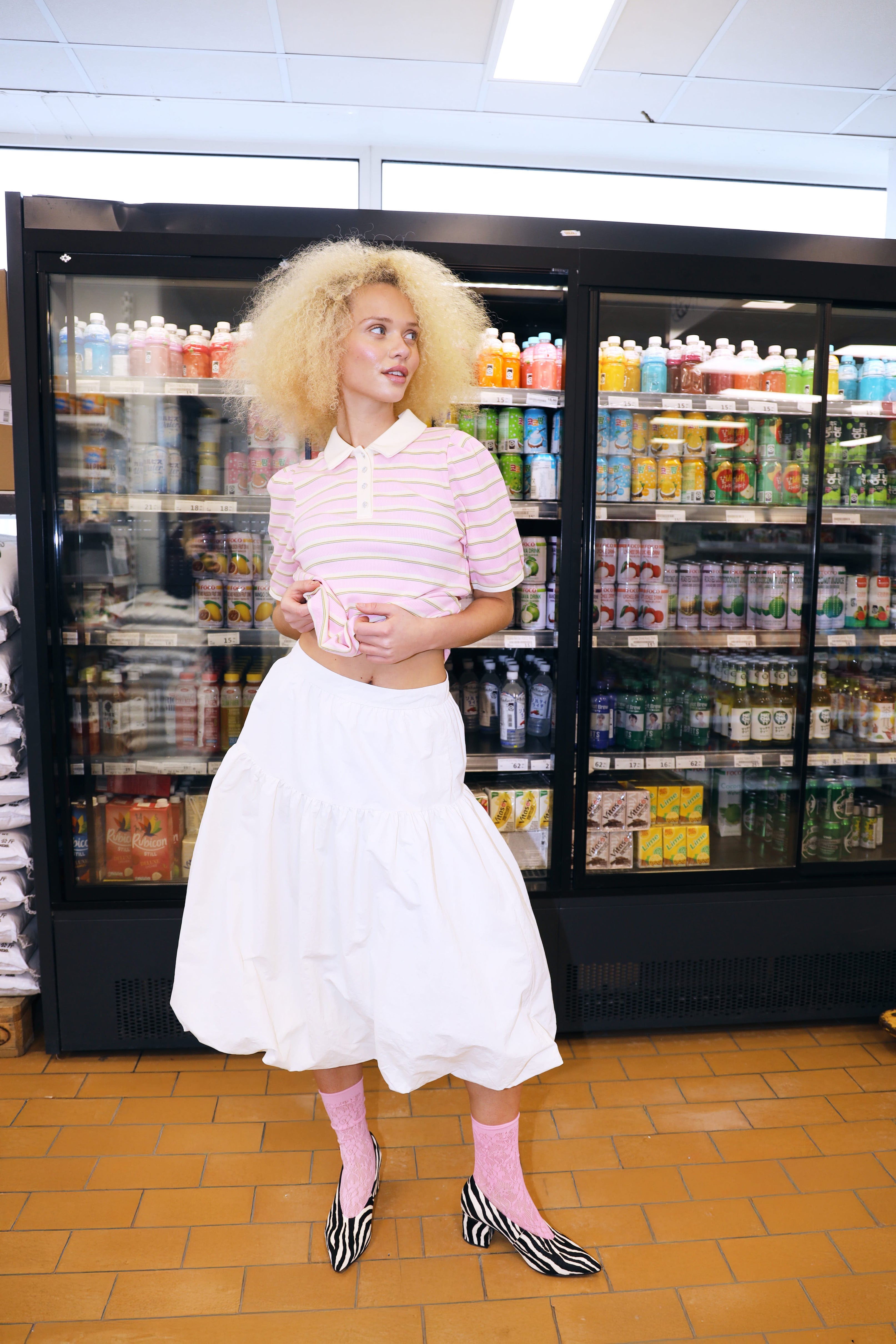 CRAS Kleocras T-Shirt T-shirt 4006 Pink Stripe