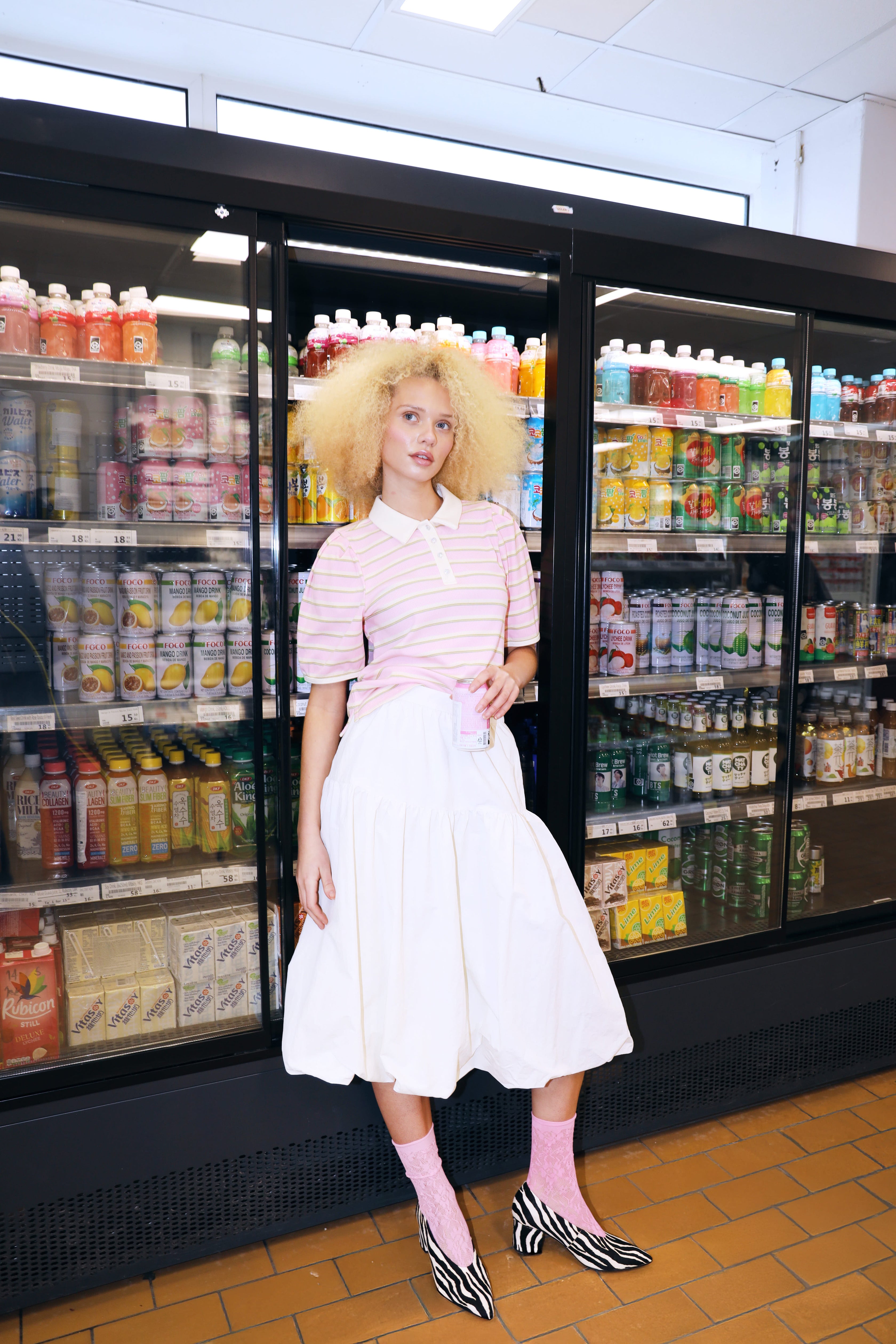 CRAS Kleocras T-Shirt T-shirt 4006 Pink Stripe