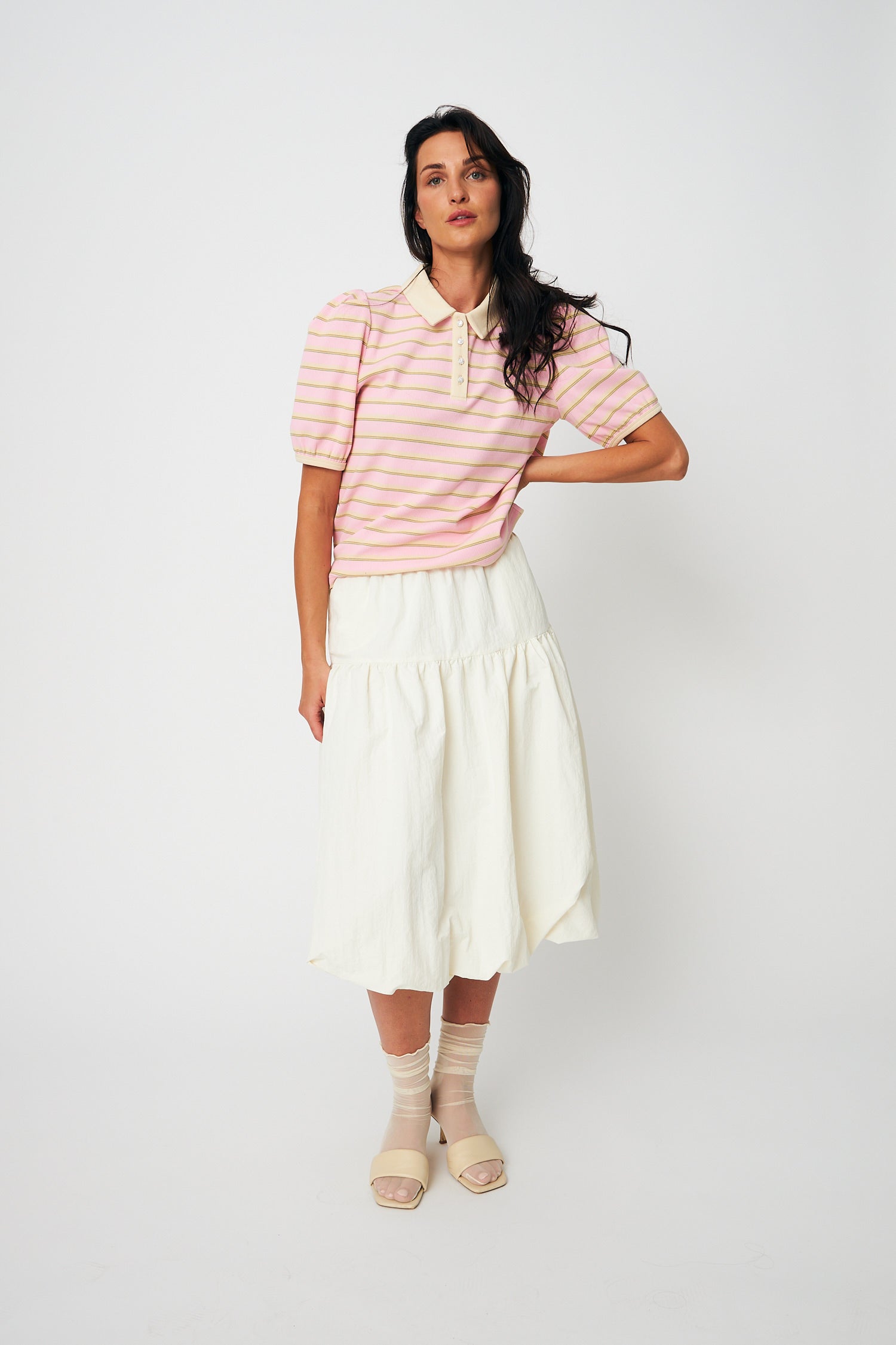 CRAS Kleocras T-Shirt T-shirt 4006 Pink Stripe