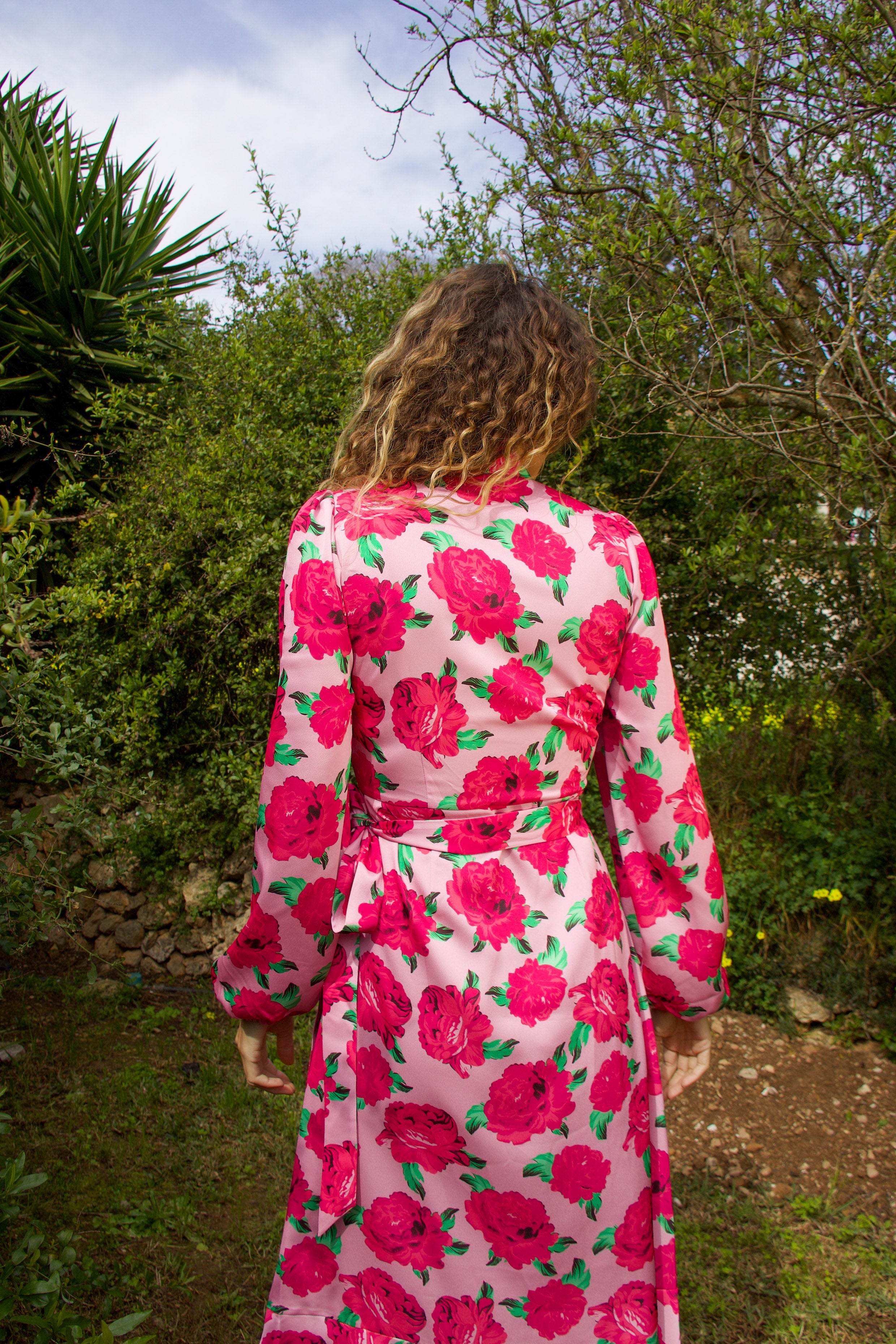 CRAS Lara Dress Dress 8097 Pink Rosette