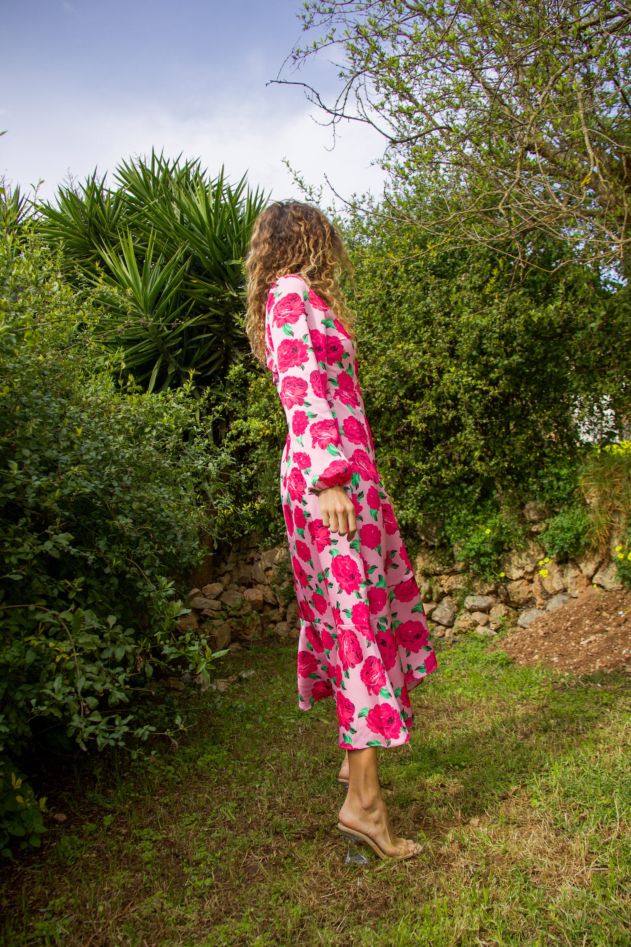 CRAS Lara Dress Dress 8097 Pink Rosette