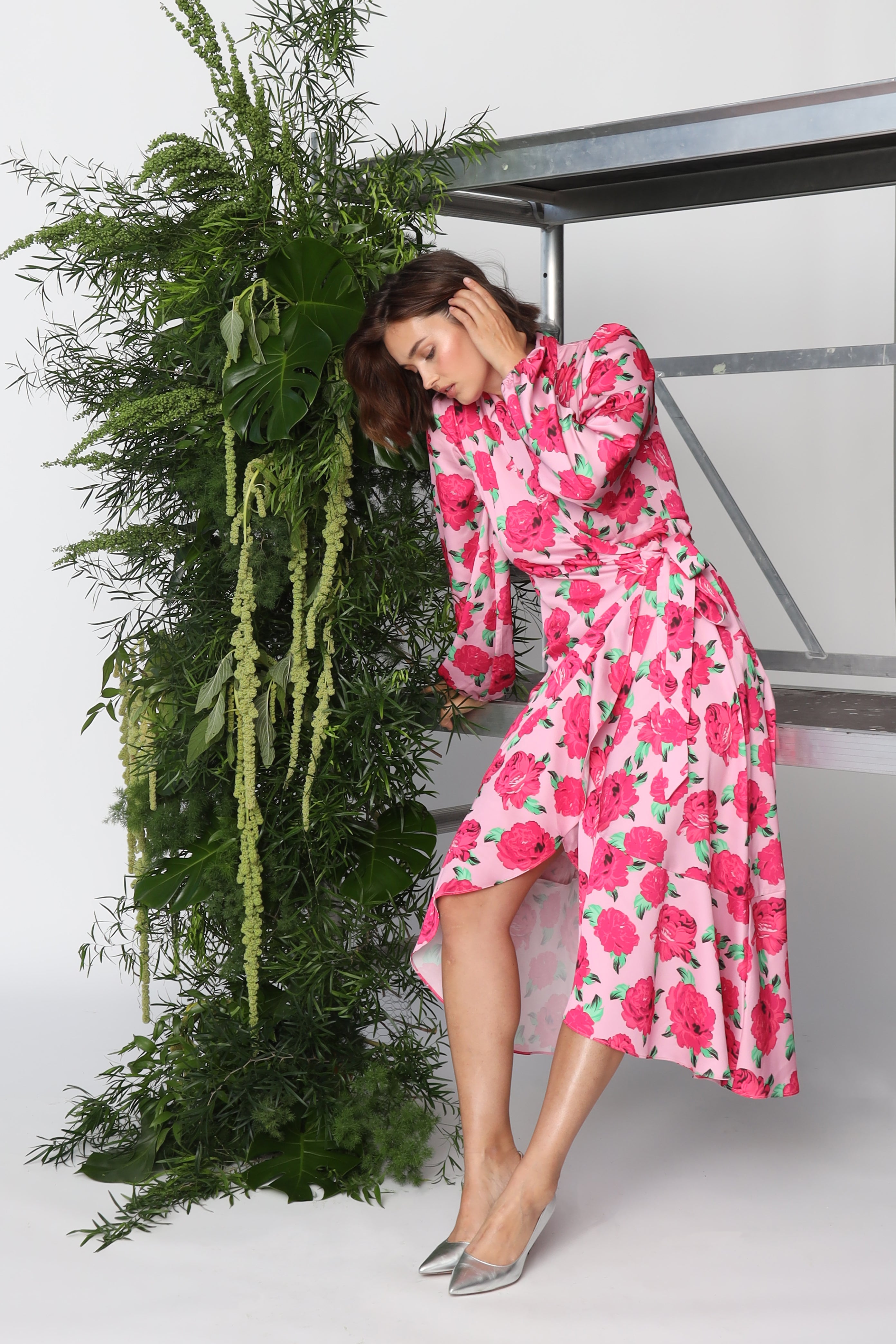 CRAS Lara Dress Dress 8097 Pink Rosette