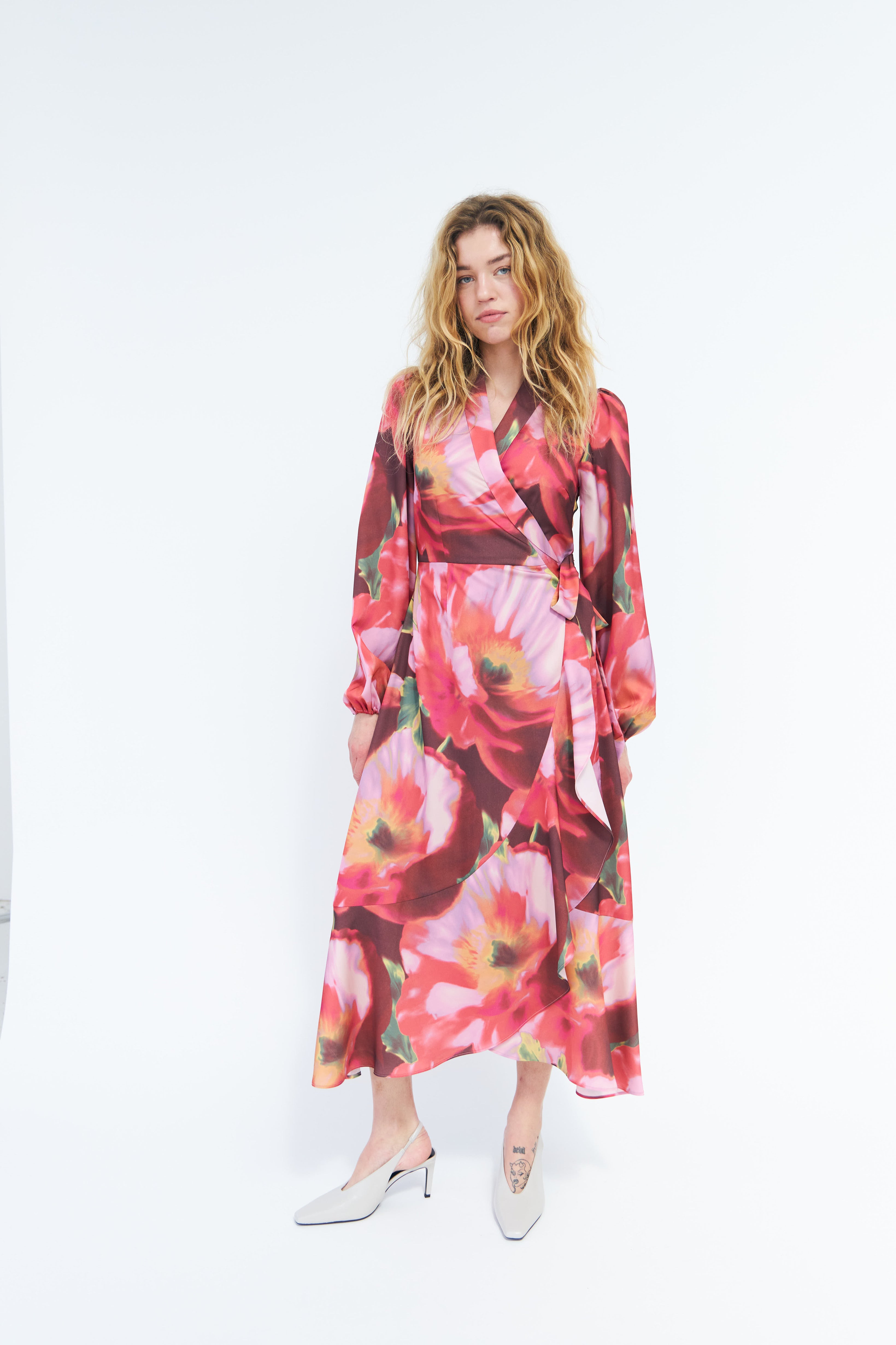 CRAS Lara Dress Dress Poppy Flower Red