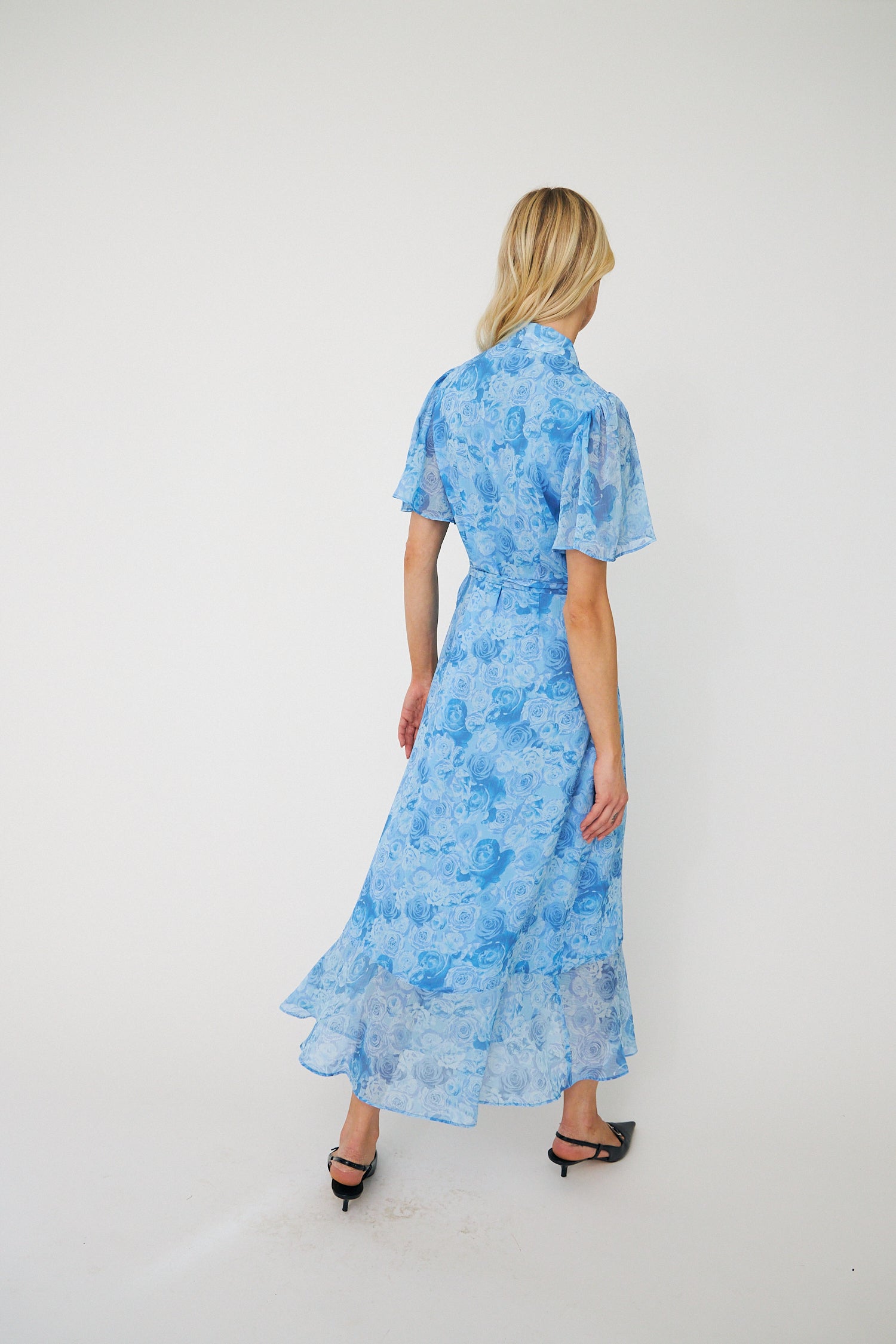 CRAS Lineacras Dress Dress 8157 Blue Rosengarden