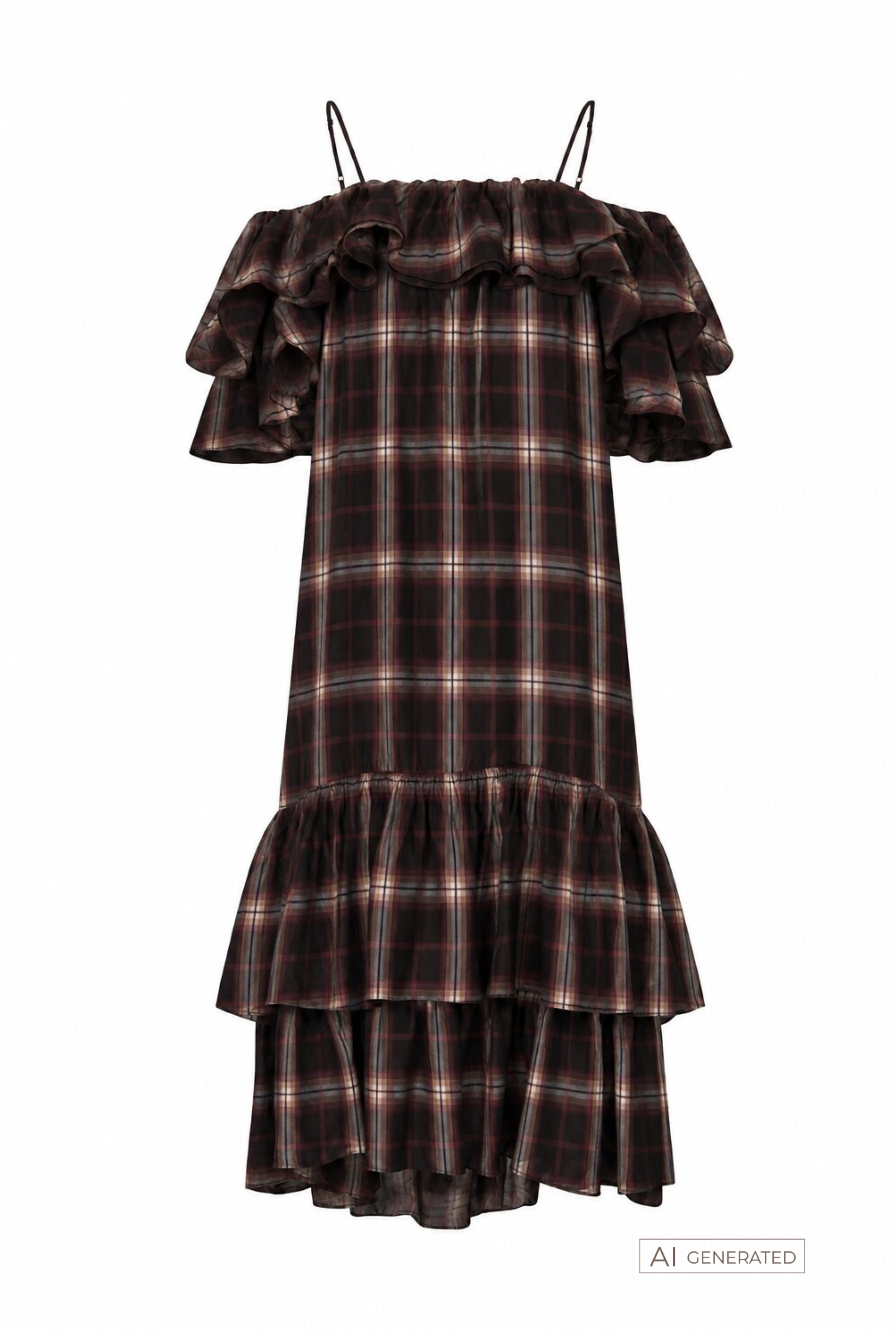 CRAS Livelycras Dress Dress Bordeaux Check