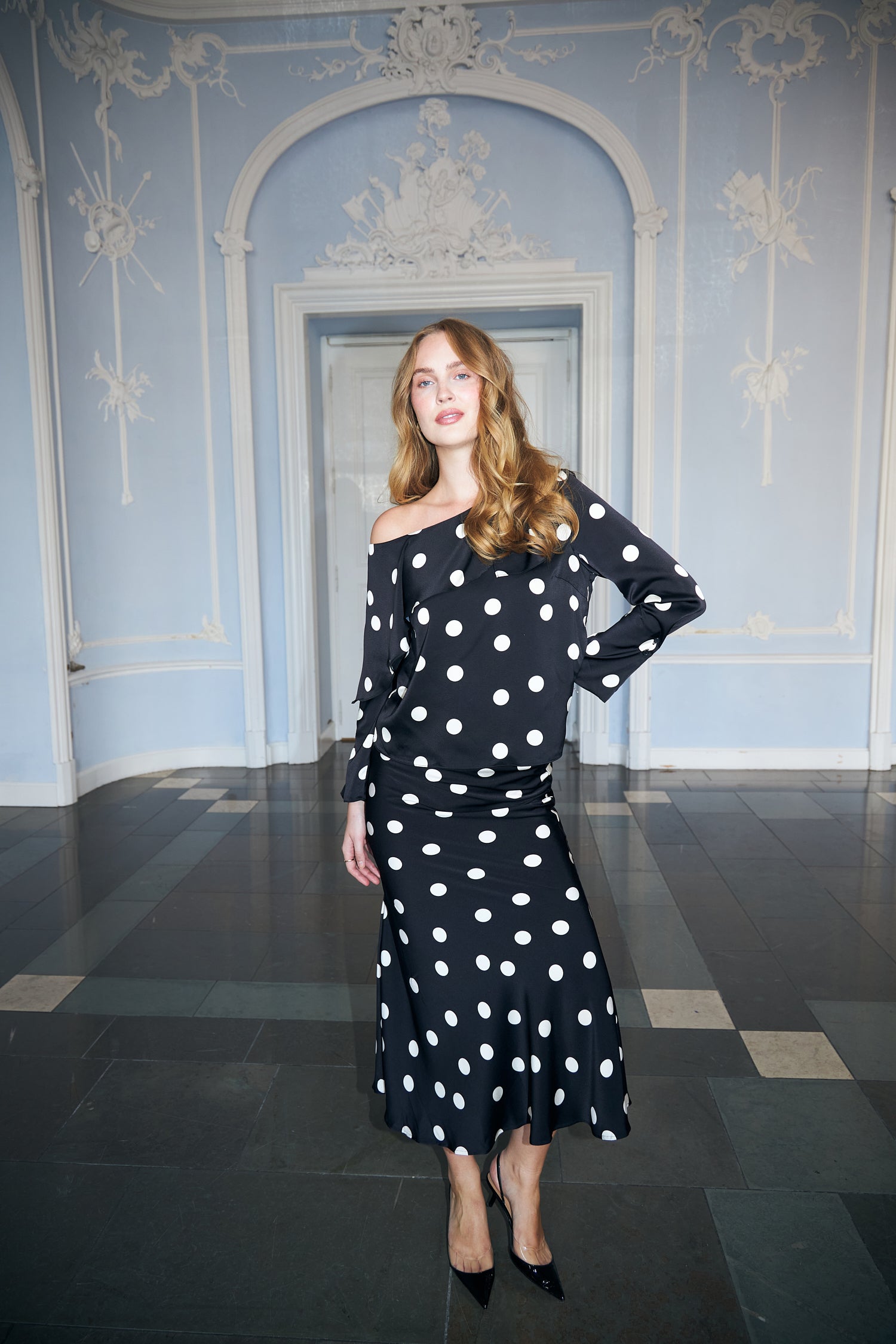 CRAS Maidencras Skirt Skirt 8123 Black White Dot