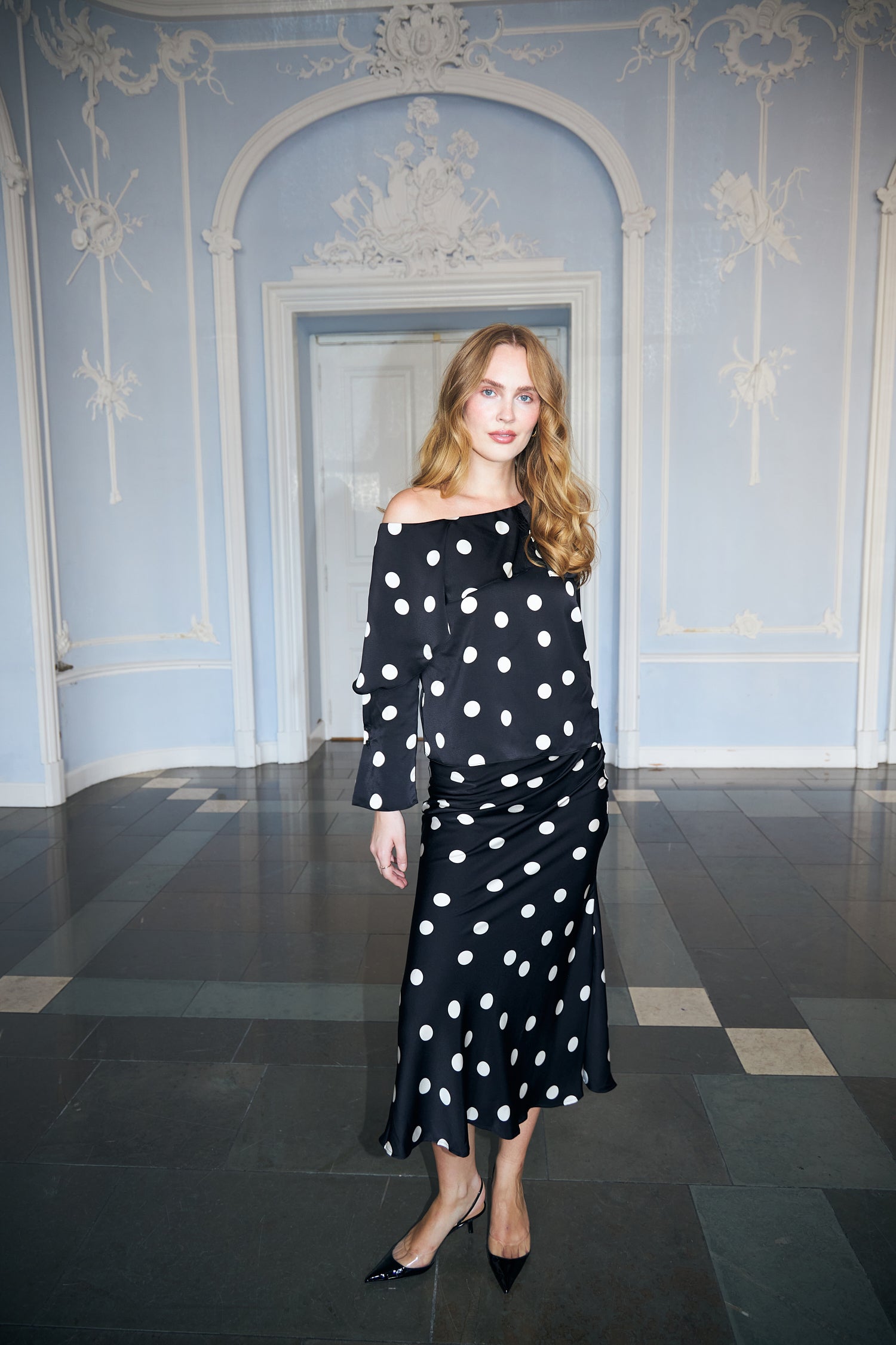 CRAS Maidencras Skirt Skirt 8123 Black White Dot