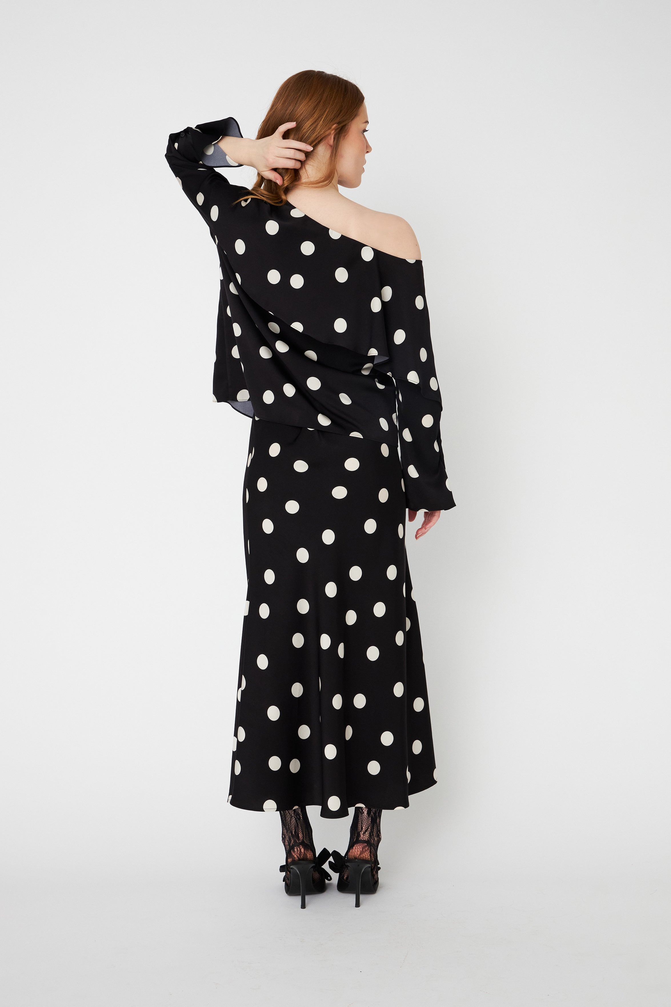 CRAS Maidencras Skirt Skirt 8123 Black White Dot