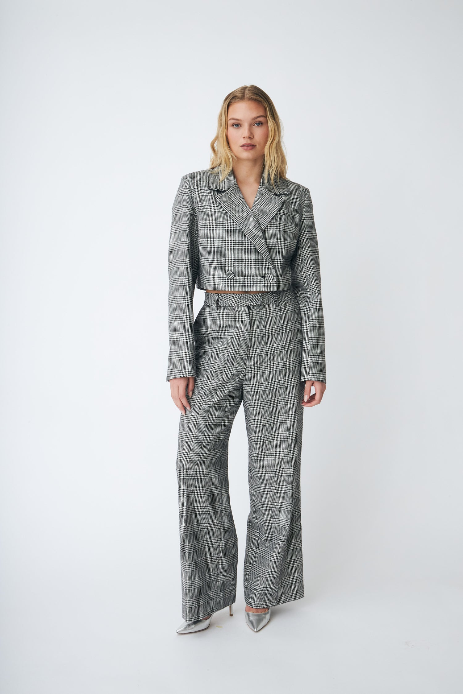 CRAS Natecras Blazer Blazer 9993 Black Silver Check