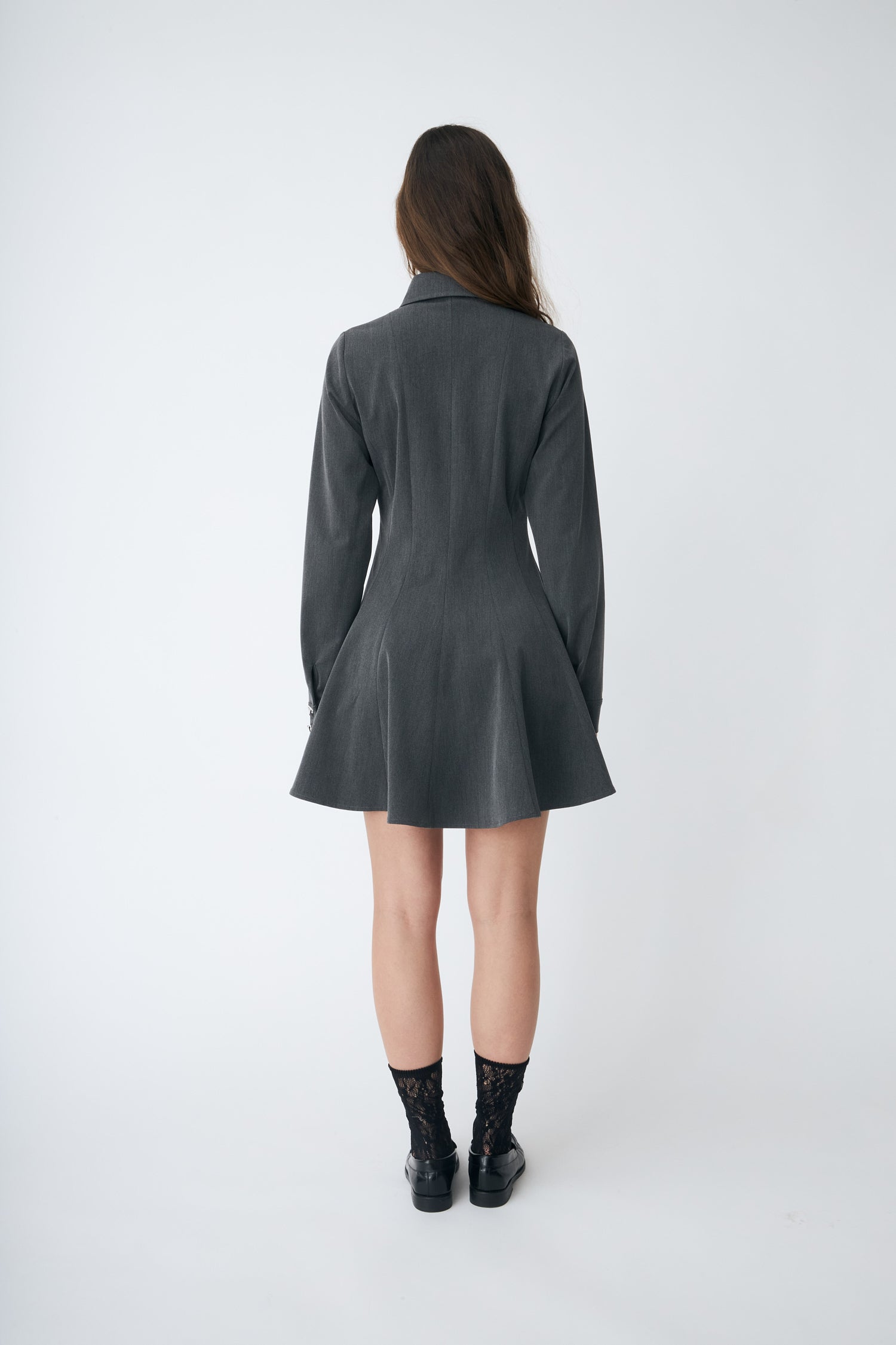 CRAS Polocras Dress Dress 9003 Grey Melange