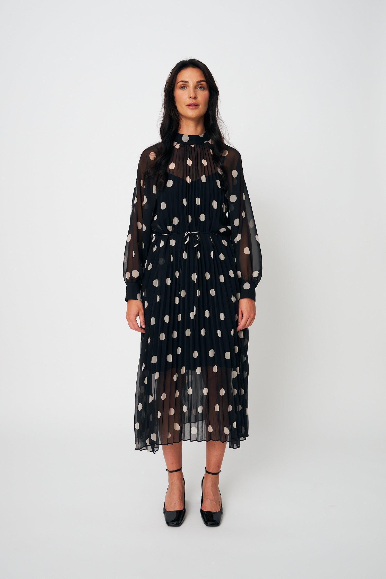 CRAS Rachelcras Dress Dress 8123 Black White Dot
